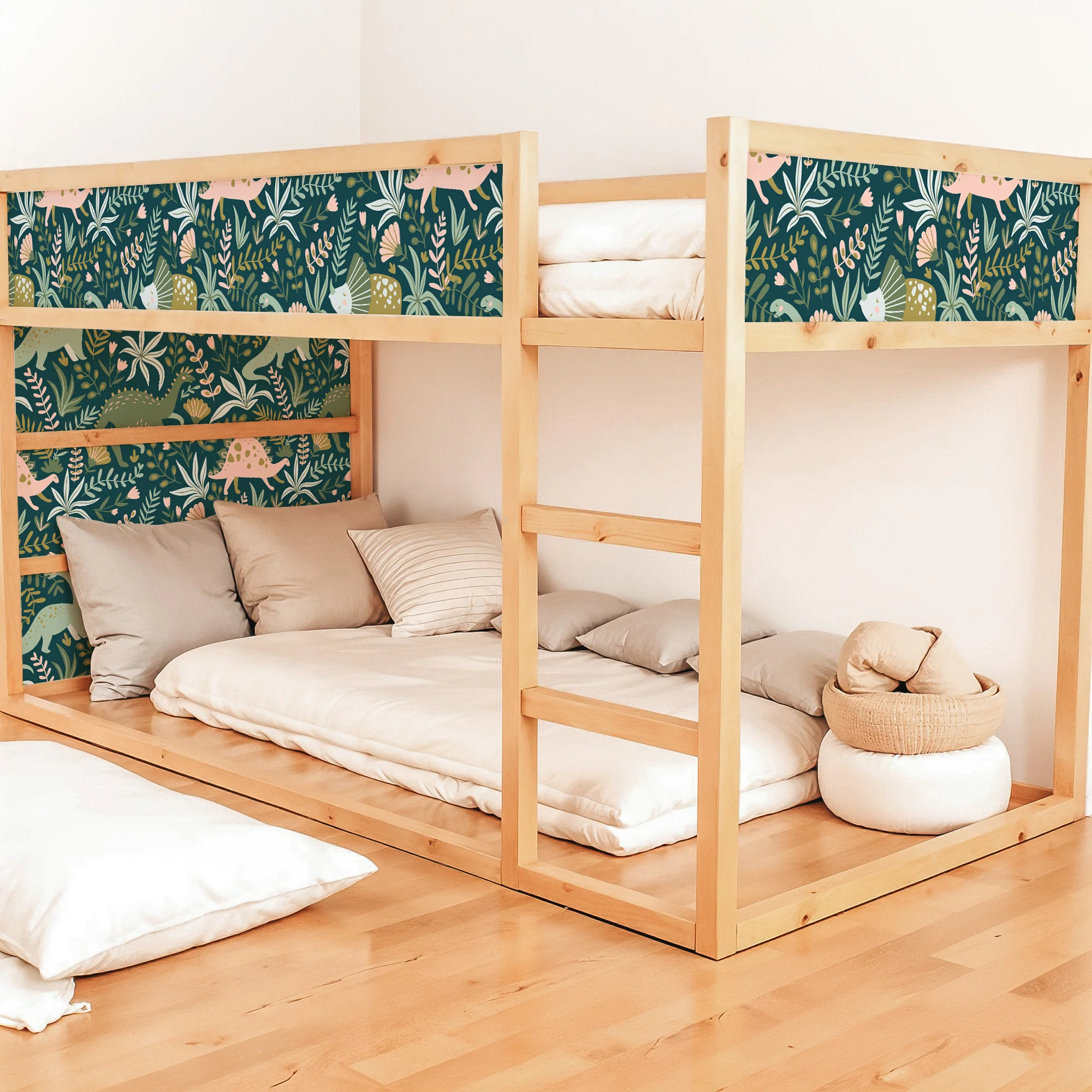Bett­aufkleber Set für IKEA Kura - Dinos - Image 3