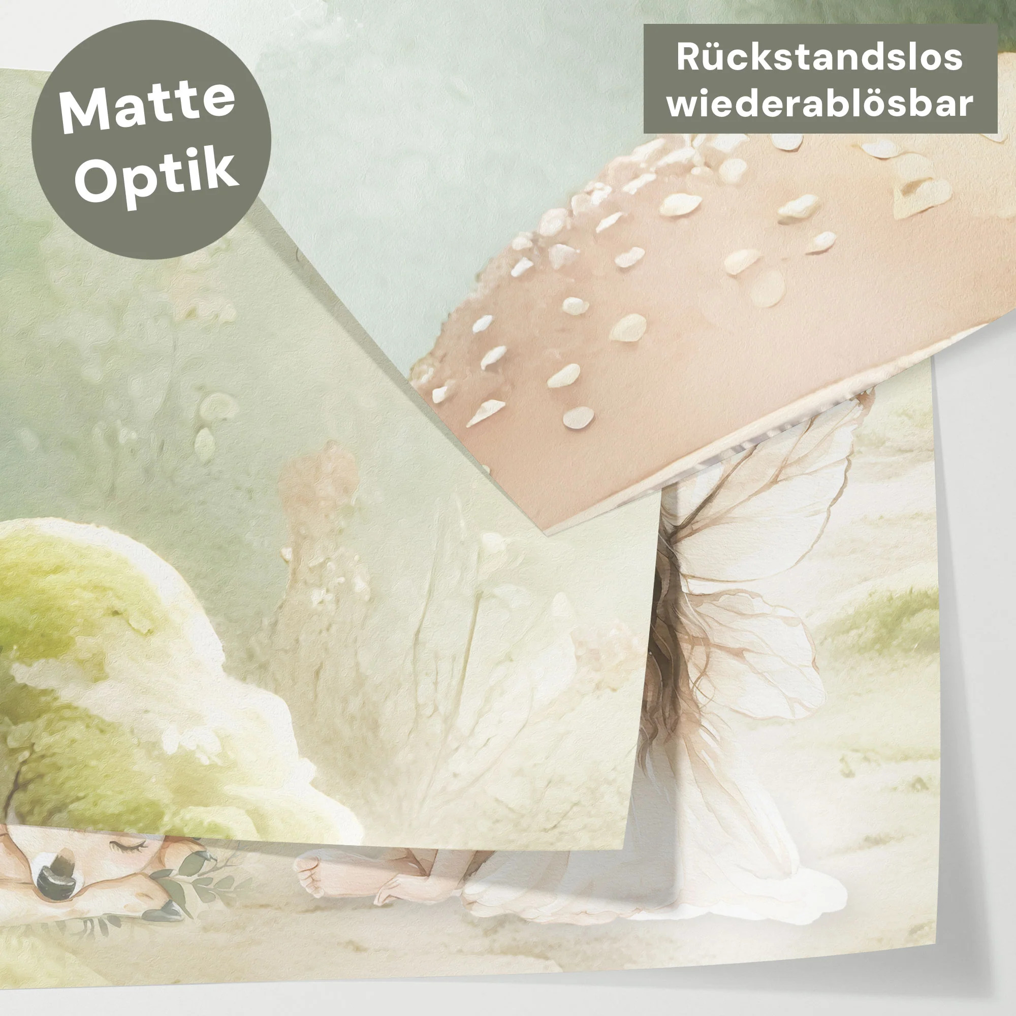 Bett­aufkleber Set für IKEA Kura - Feenwald - Image 4