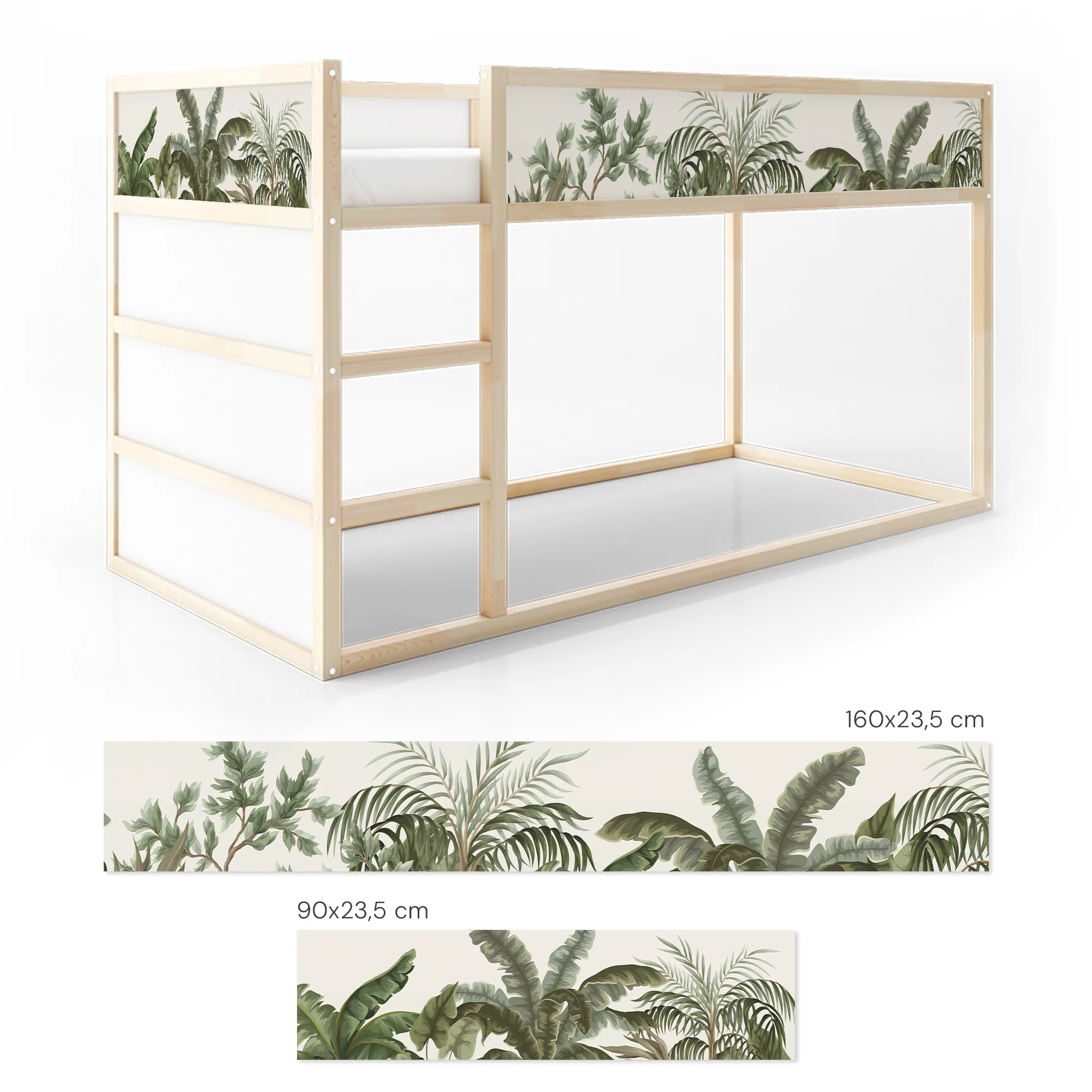 Bettaufkleber Set für IKEA Kura - Abenteuer Dschungel - Image 7