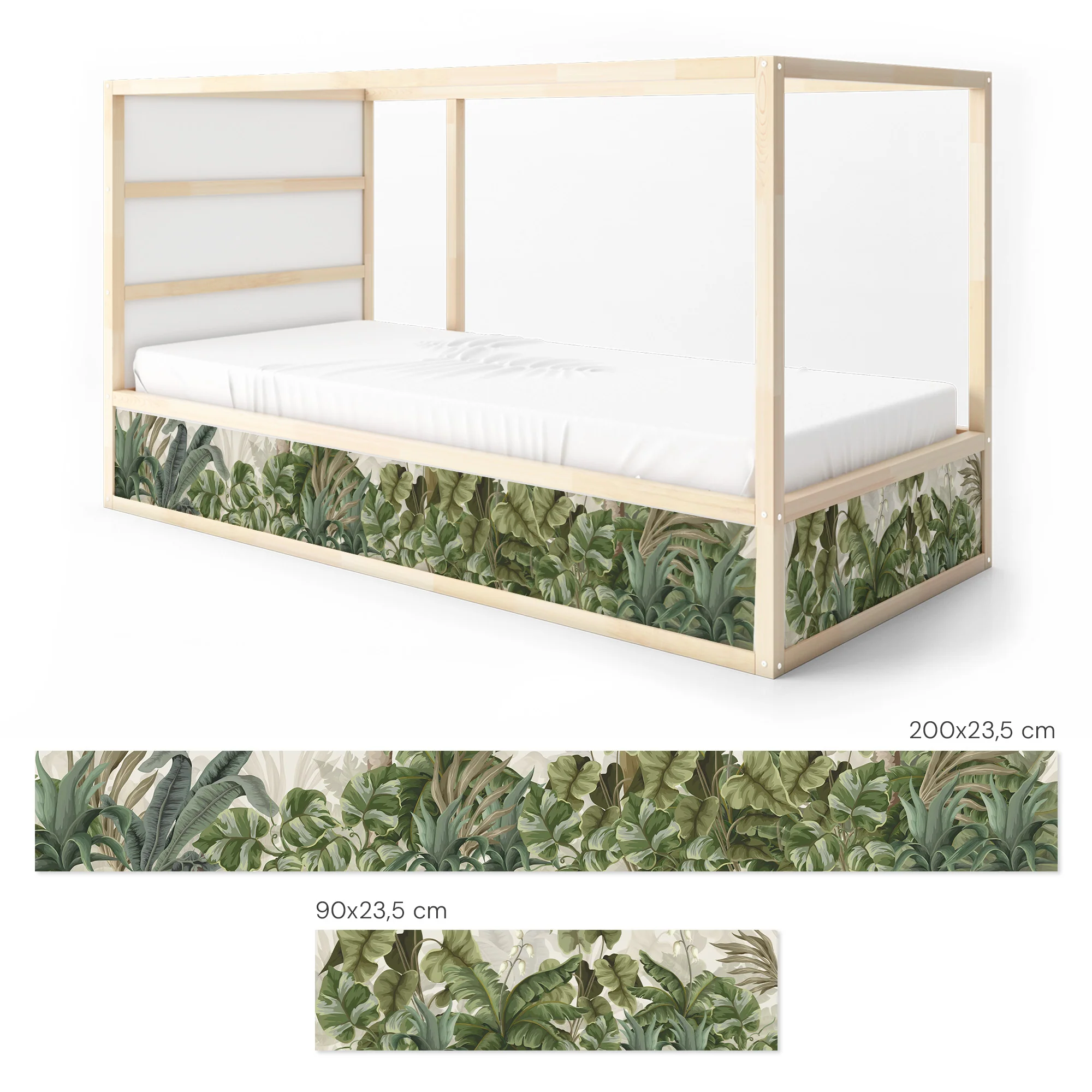 Bettaufkleber Set für IKEA Kura - Abenteuer Dschungel - Image 8