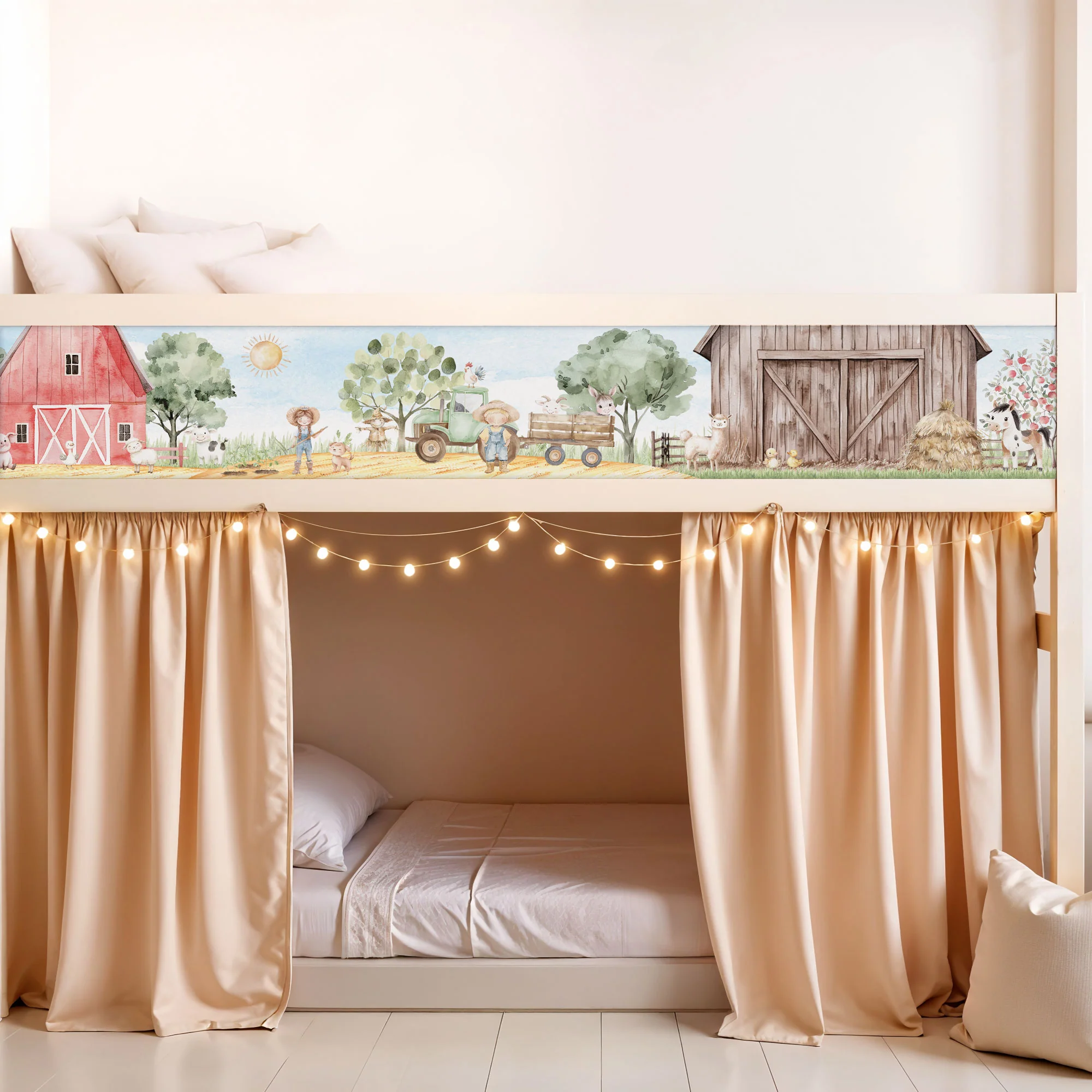 Bettaufkleber Set für IKEA Kura - Bauernhof - Image 5