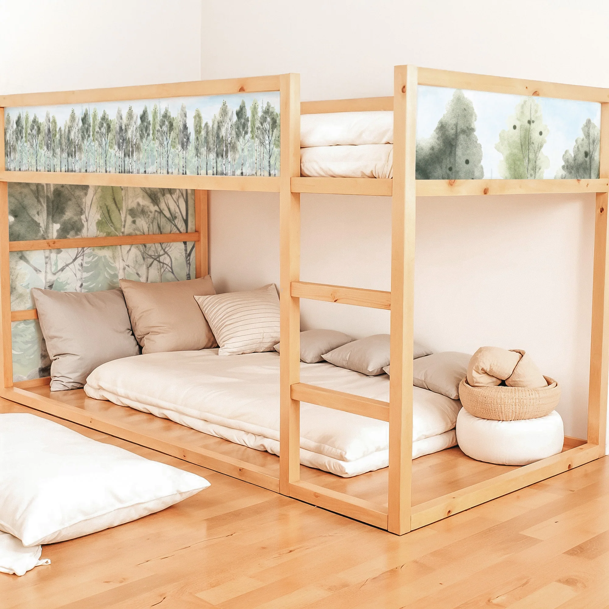 Bettaufkleber Set für IKEA Kura - Birken - Image 3