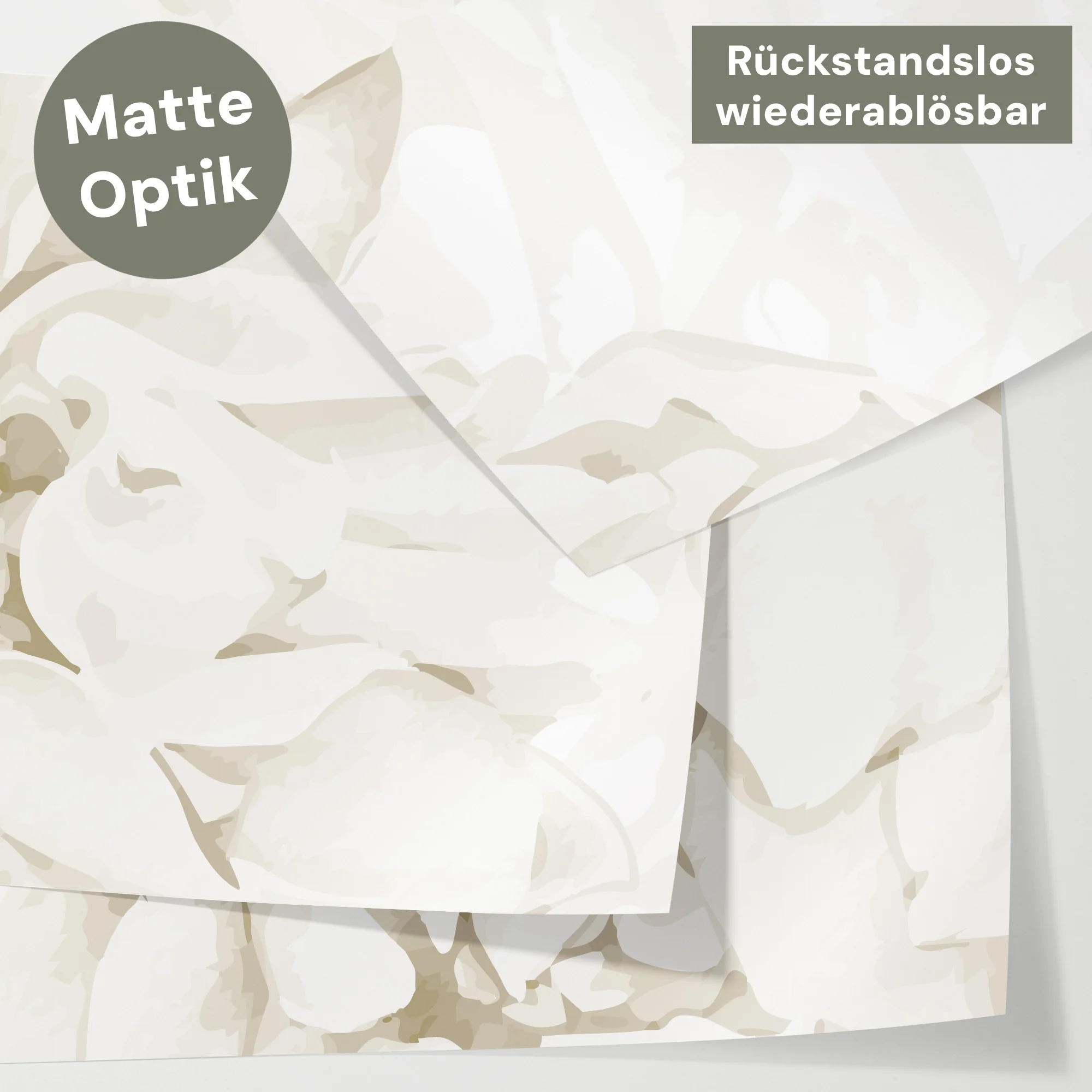Bettaufkleber Set für IKEA Kura - Blush Flowers - Image 4