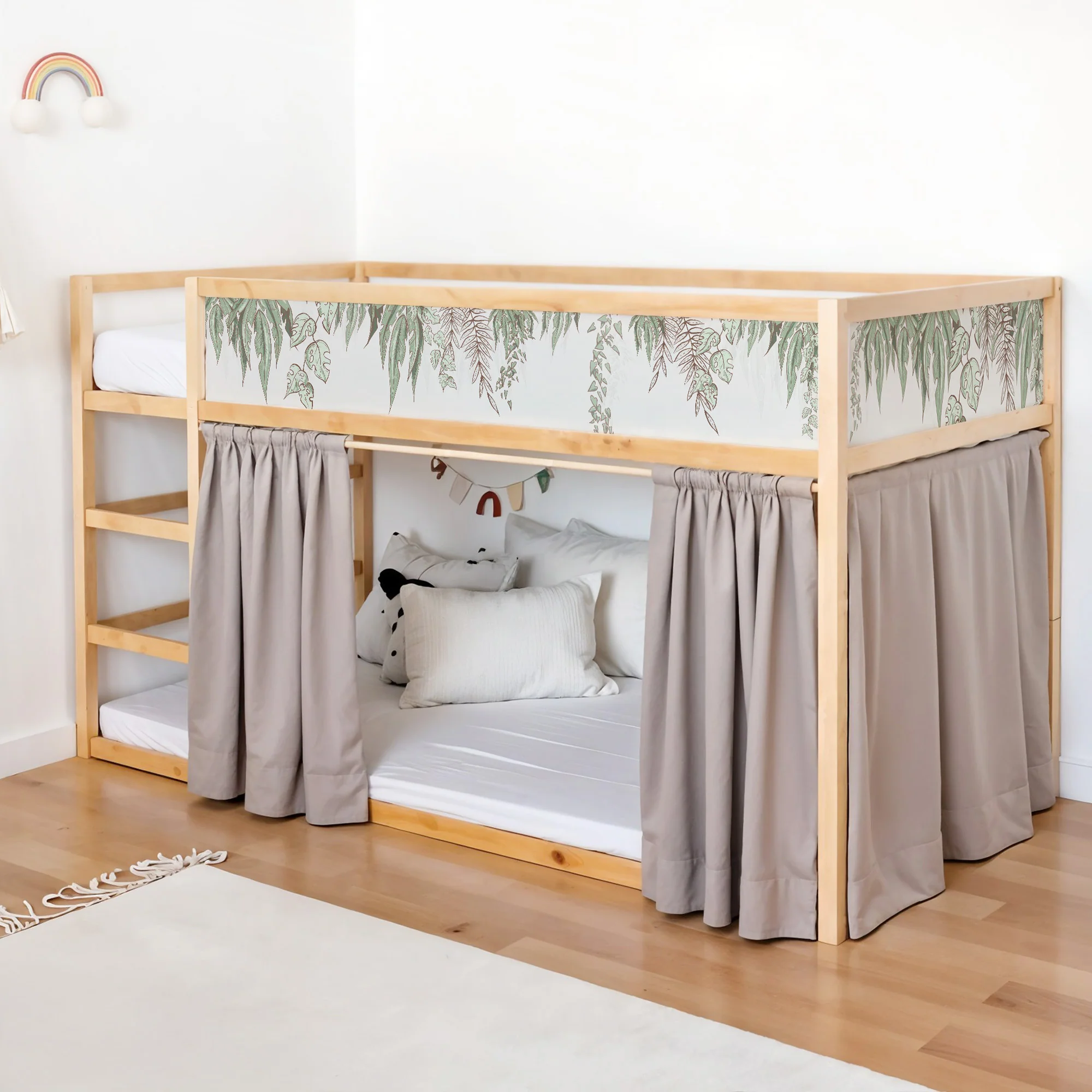 Bettaufkleber Set für IKEA Kura - Comic Dschungel - Image 3