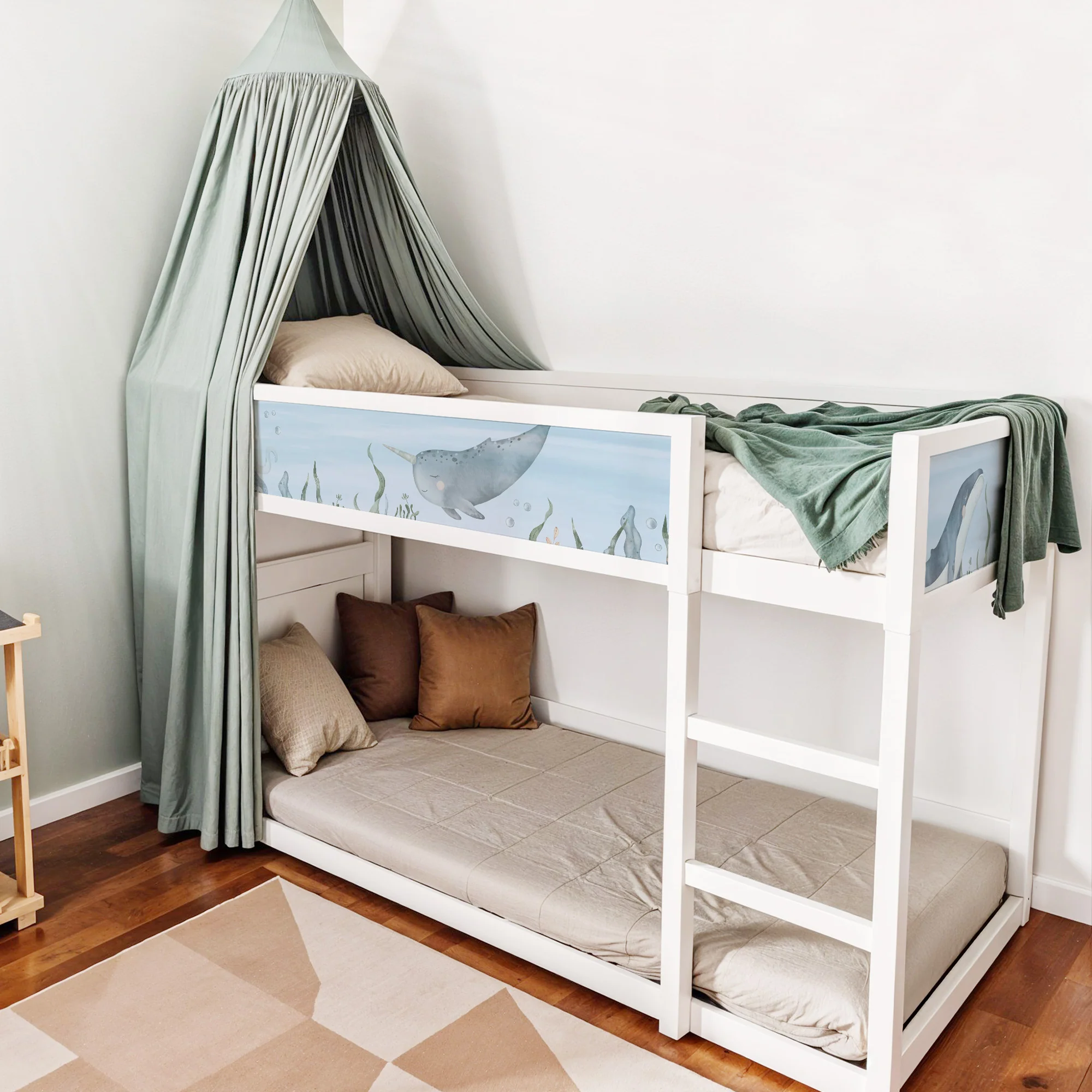 Bettaufkleber Set für IKEA Kura - Meeresboden - Image 5