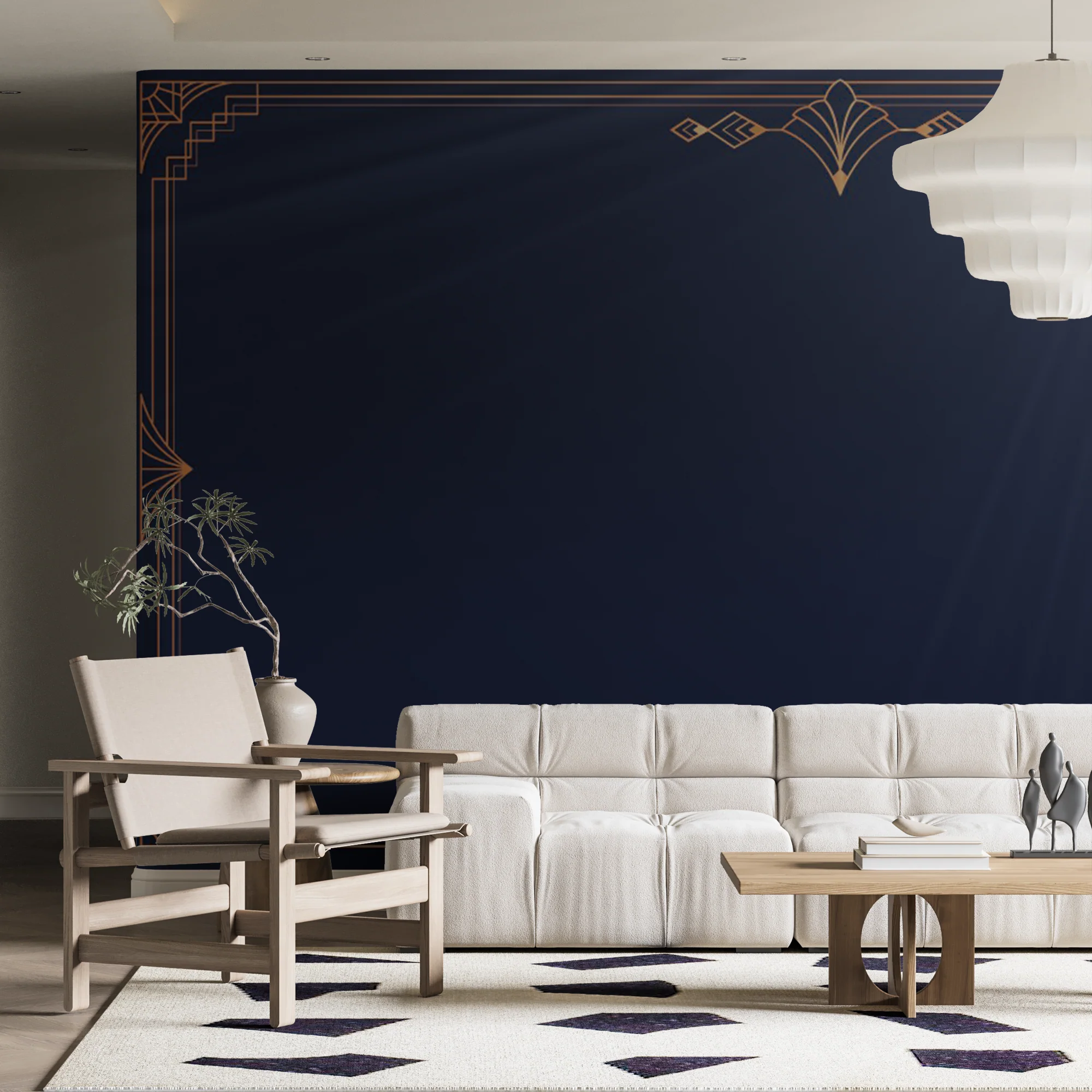 Designtapete Art Deco Rahmen - Image 3