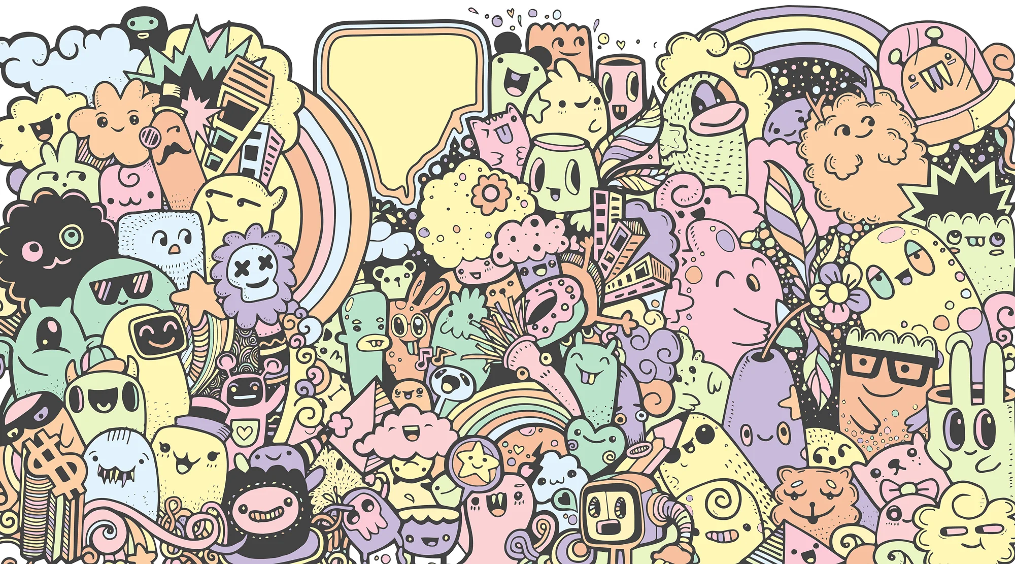 Designtapete Doodle Parade - Image 7