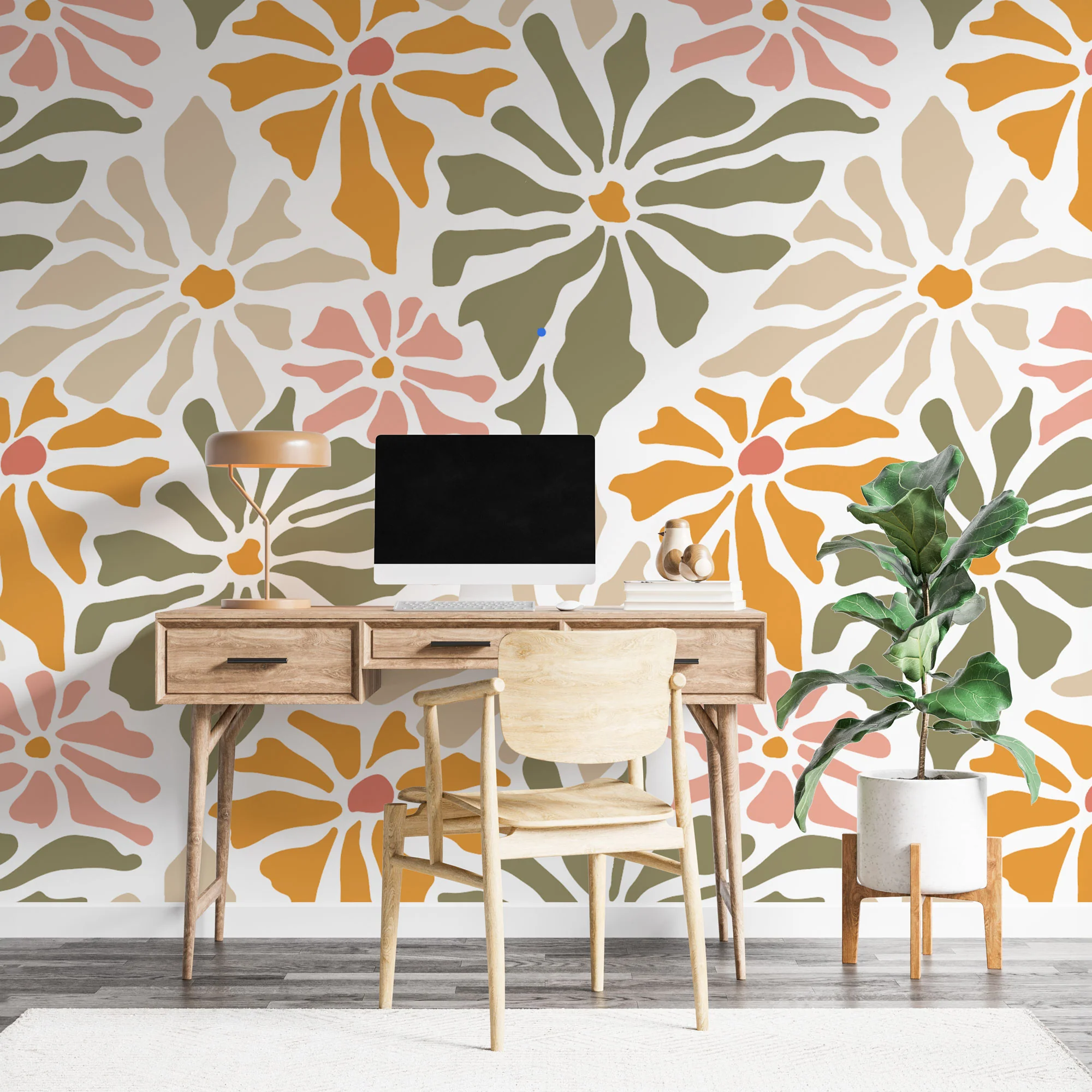 Designtapete Flow­er Groove - Image 3