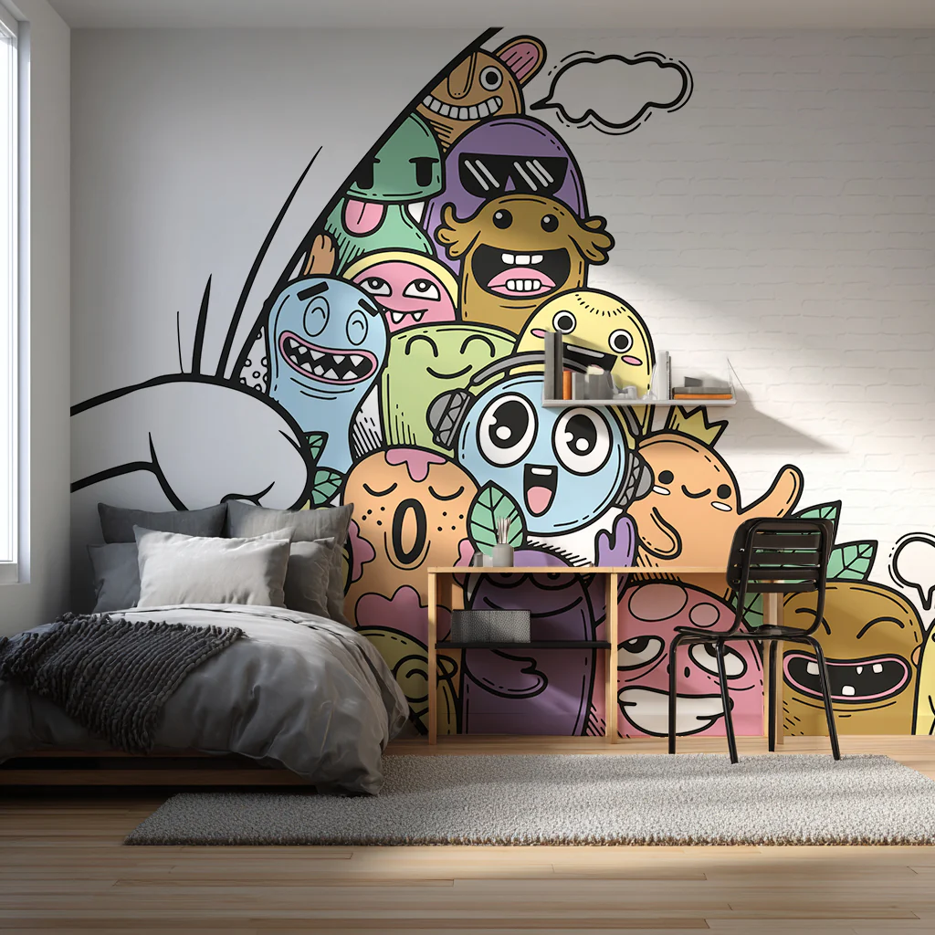Designtapete Hidden Doodle - Image 3