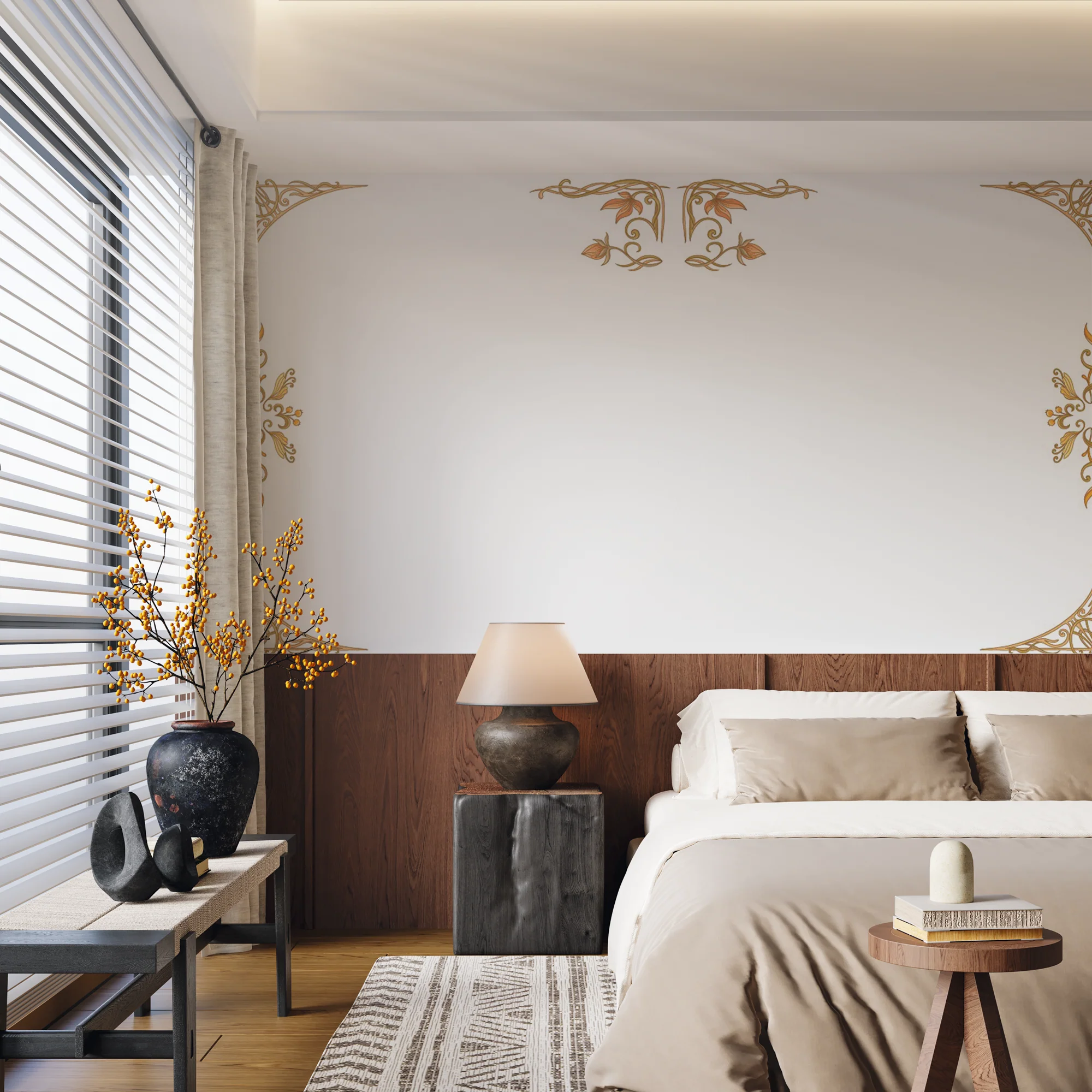 Designtapete Jugendstil Rahmen - Image 3