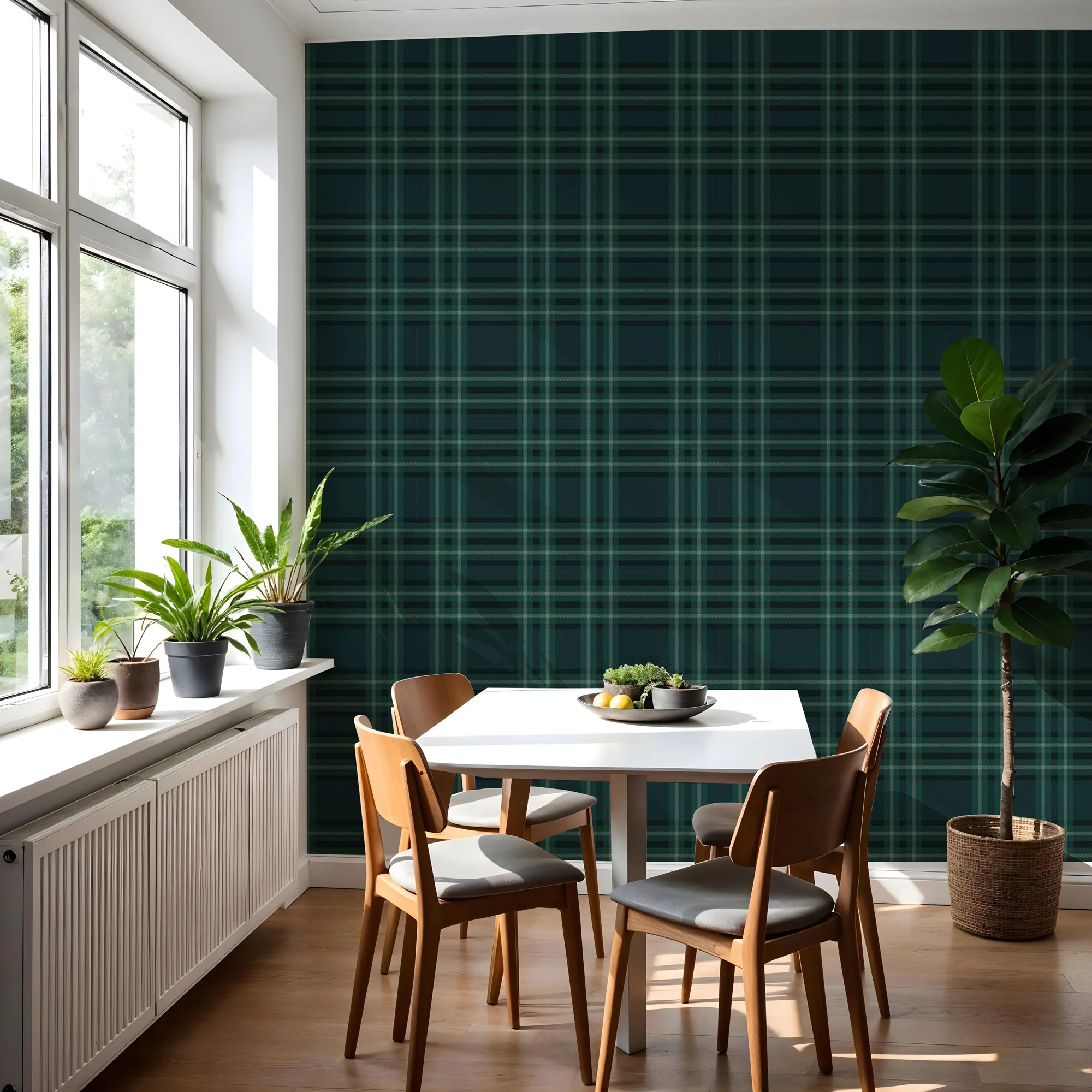 Designtapete Retro Plaid - Image 4