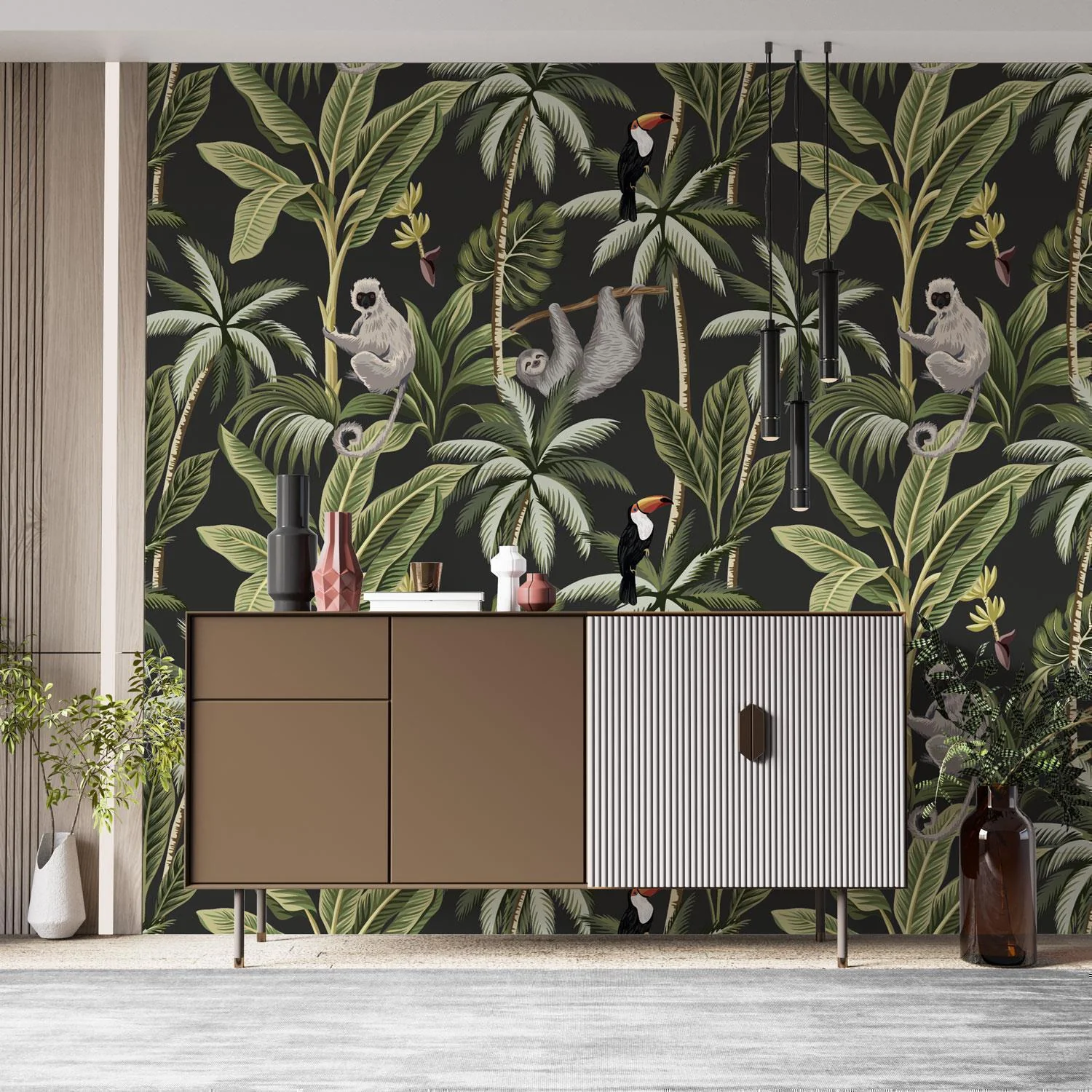 Foto­tapete Dschun­gel Mus­ter - Image 4