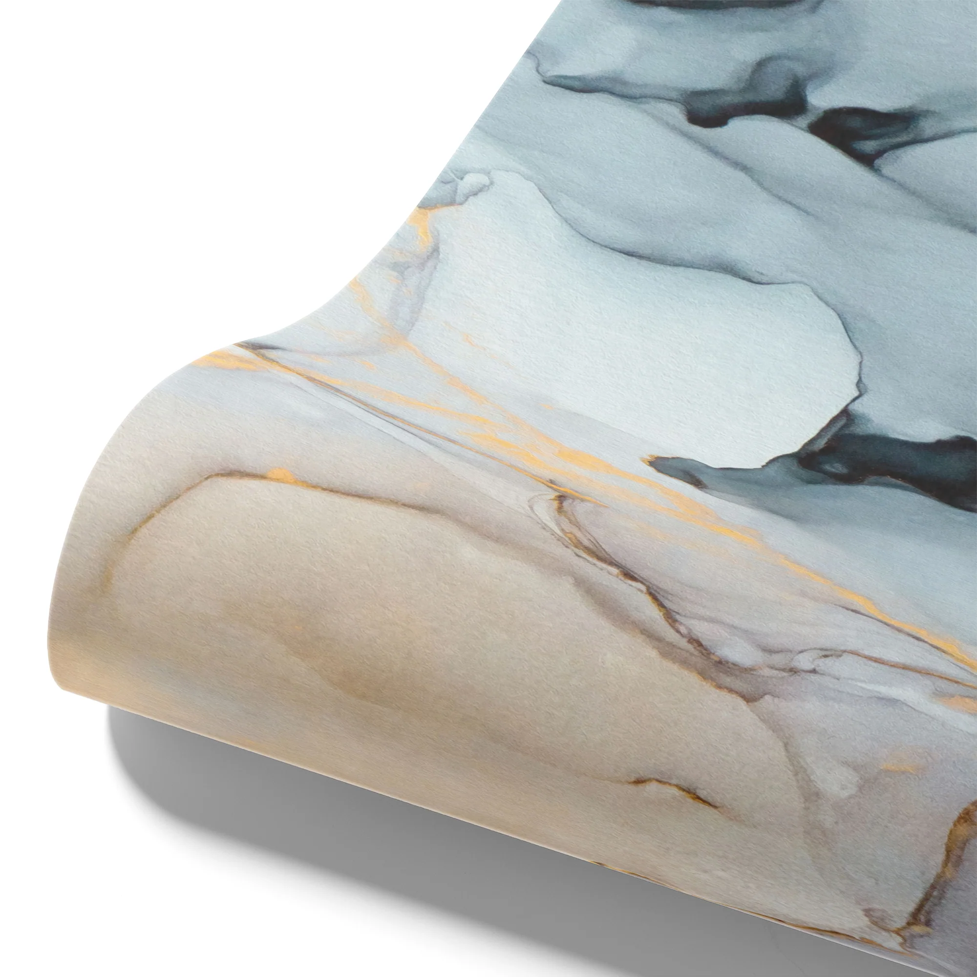 Foto­tapete Malerei Aquarell grau­-blau - Image 5