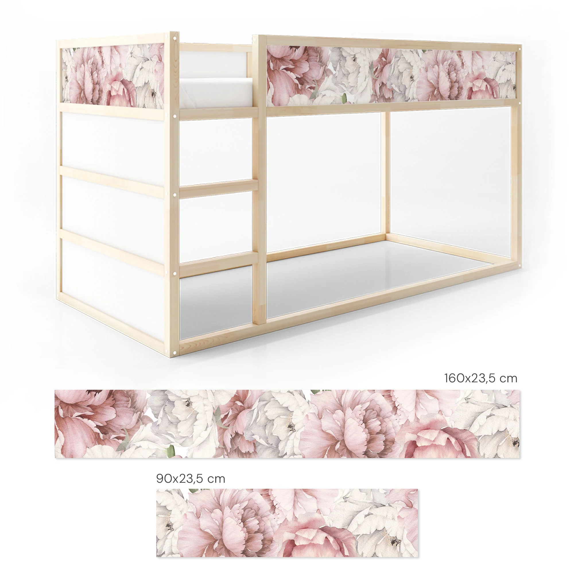 Bett­aufkleber Set für IKEA Kura - Blooming Spring - Image 6