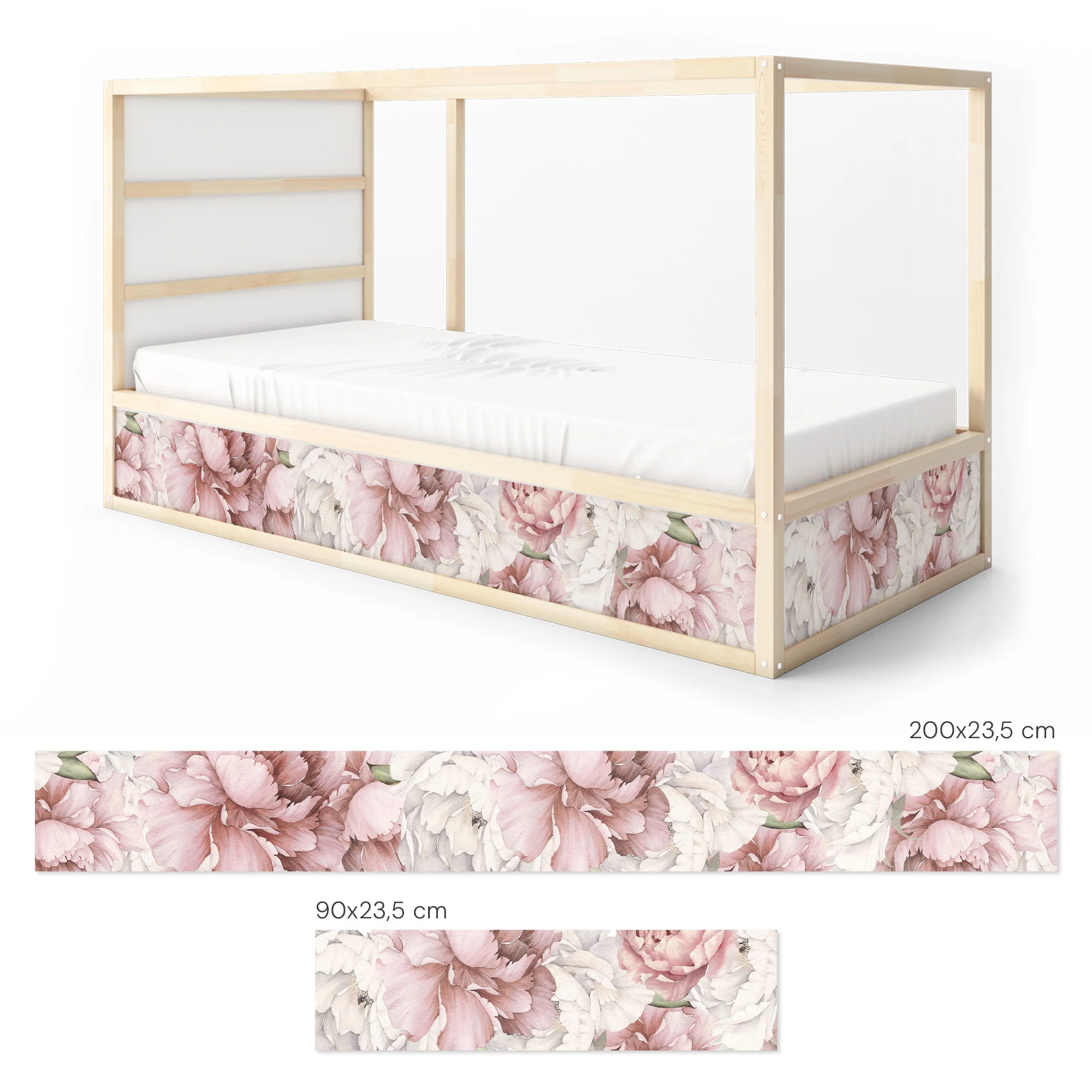 Bett­aufkleber Set für IKEA Kura - Blooming Spring - Image 7