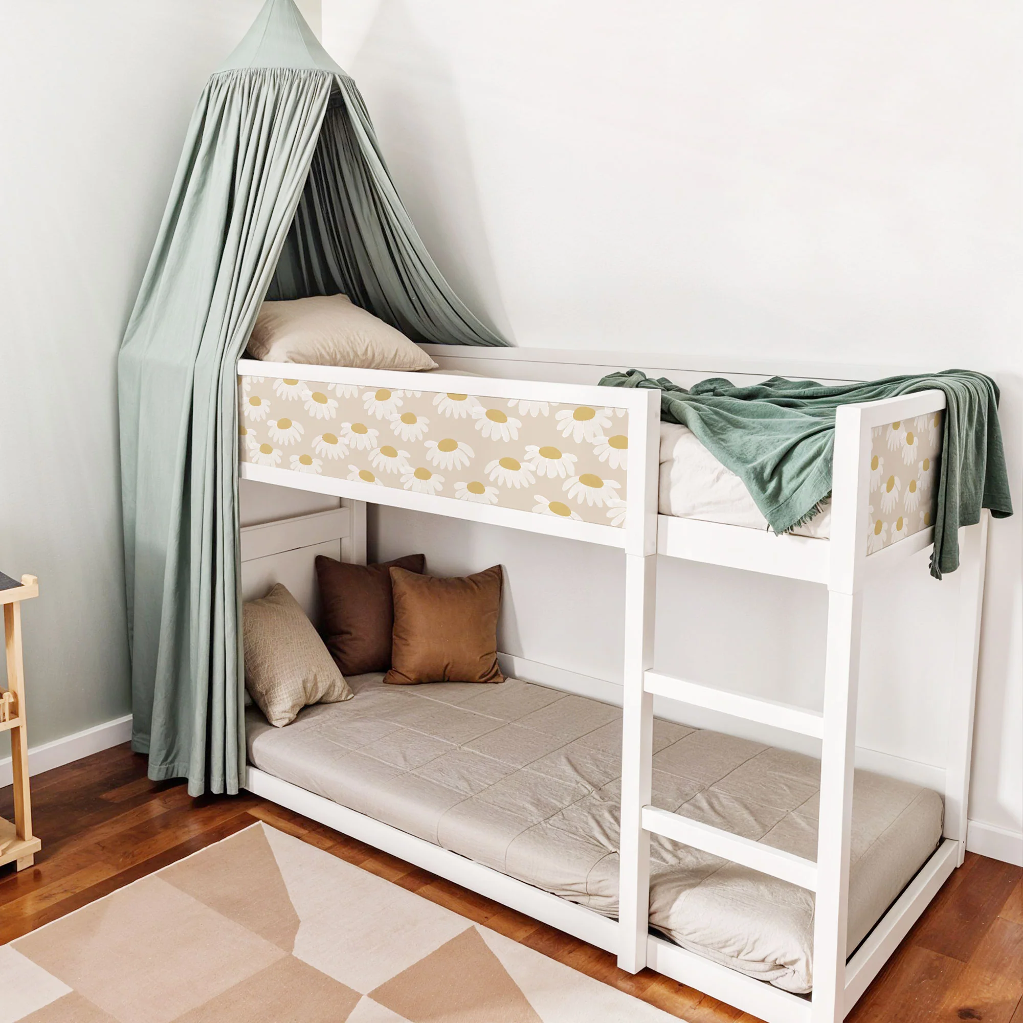 Bett­aufkleber Set für IKEA Kura - Meadow - Image 3