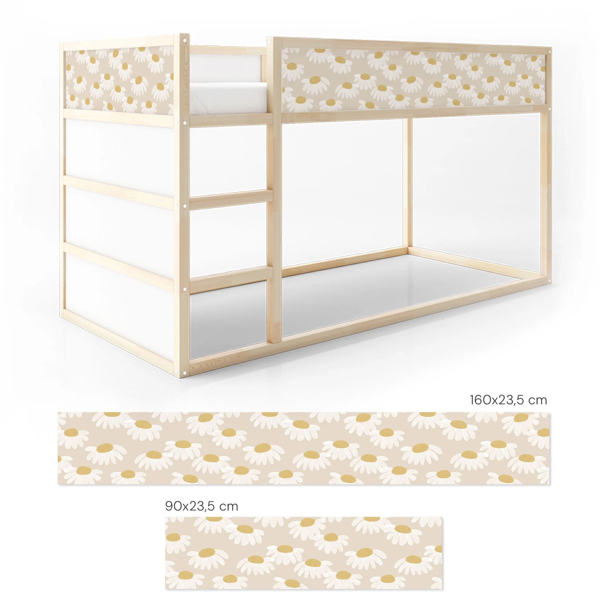 Bett­aufkleber Set für IKEA Kura - Meadow - Image 4