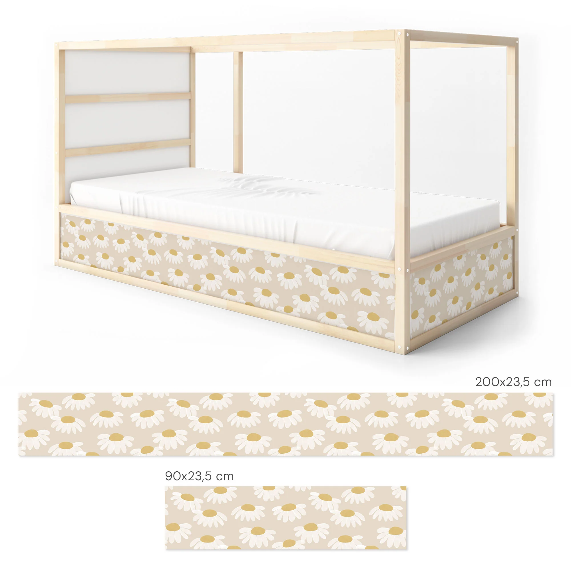Bett­aufkleber Set für IKEA Kura - Meadow - Image 5