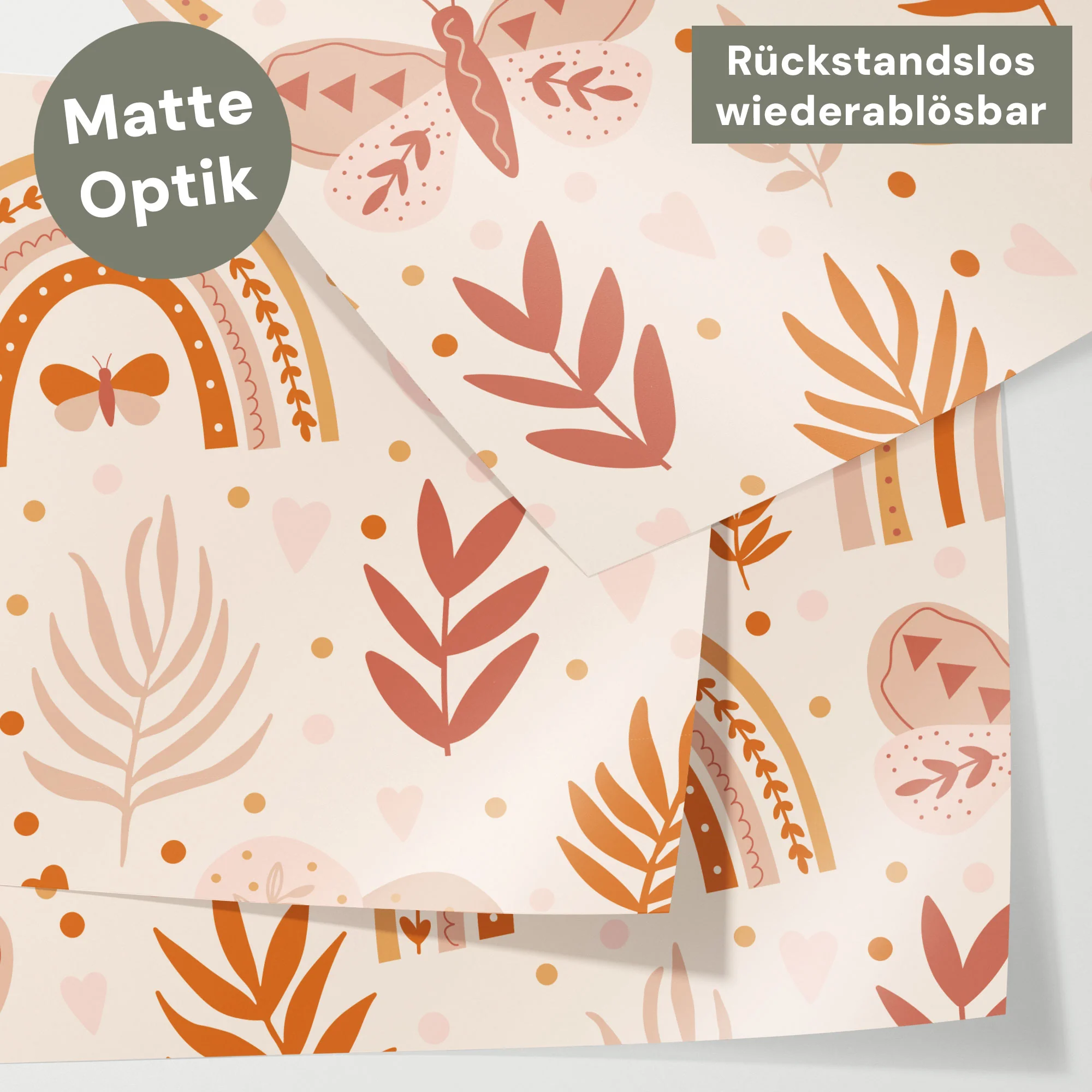 Bett­aufkleber Set für IKEA Kura - Boho Muster - Image 4