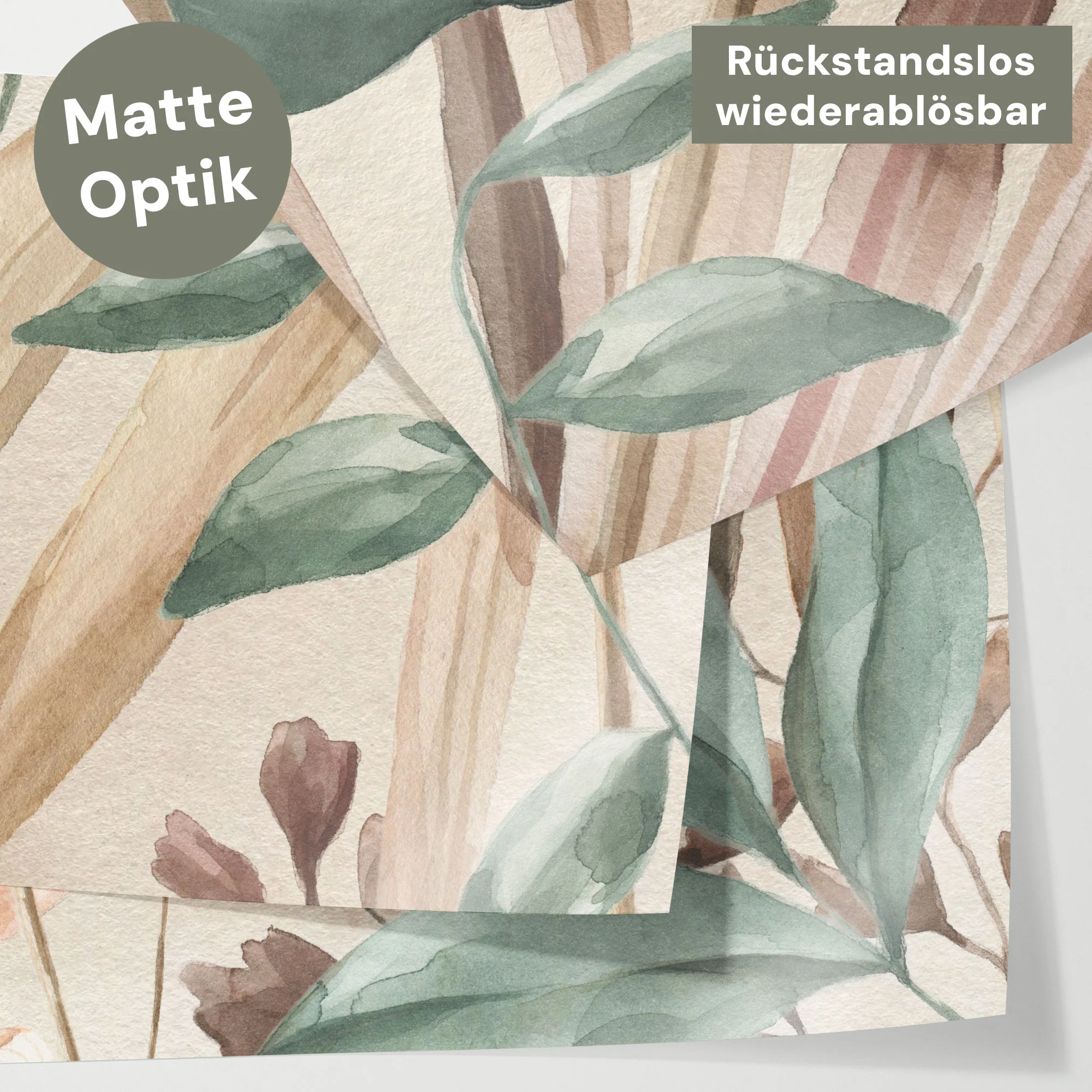 Bett­aufkleber Set für IKEA Kura - Boho Pflanzen - Image 4