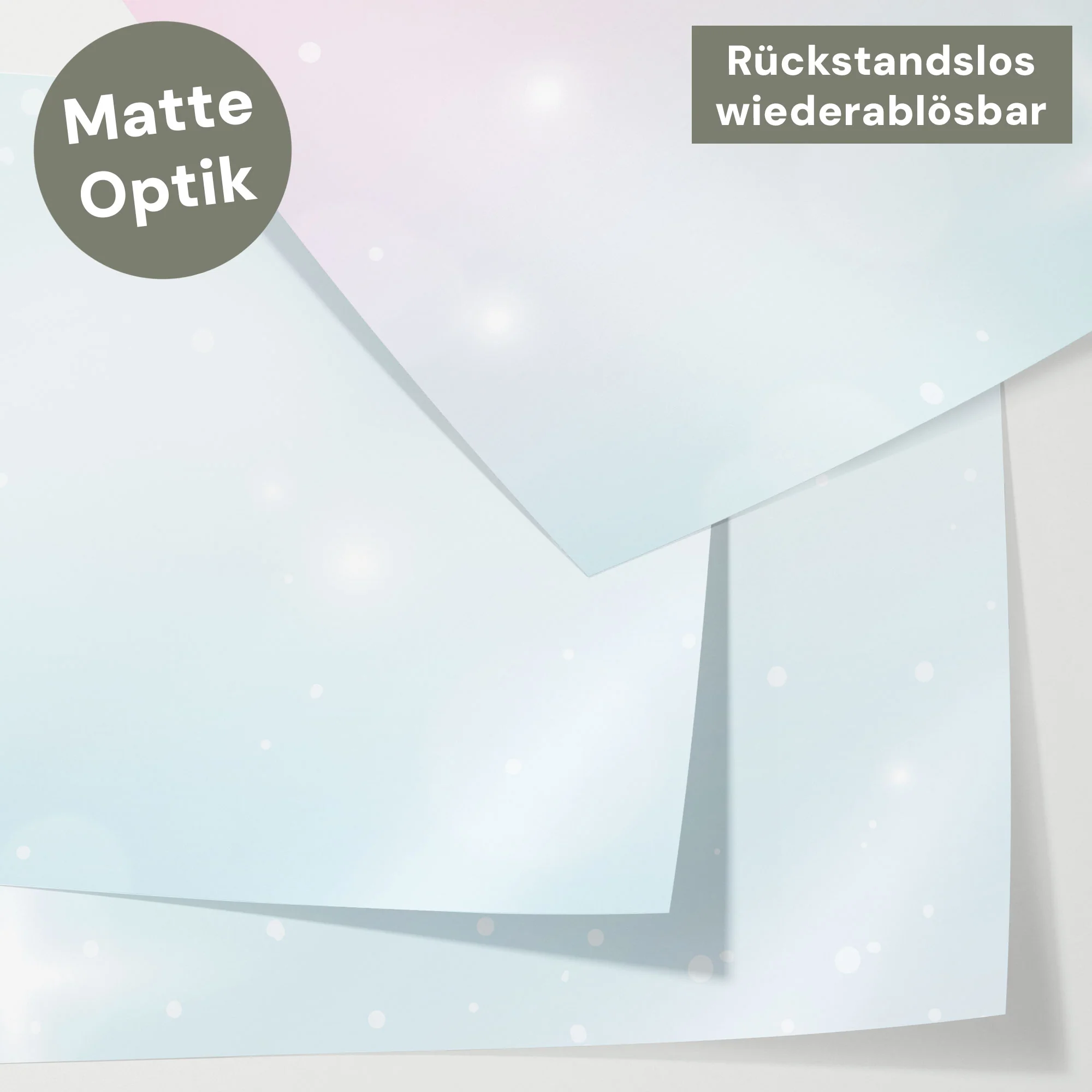 Bett­aufkleber Set für IKEA Kura - Pastell Himmel - Image 4
