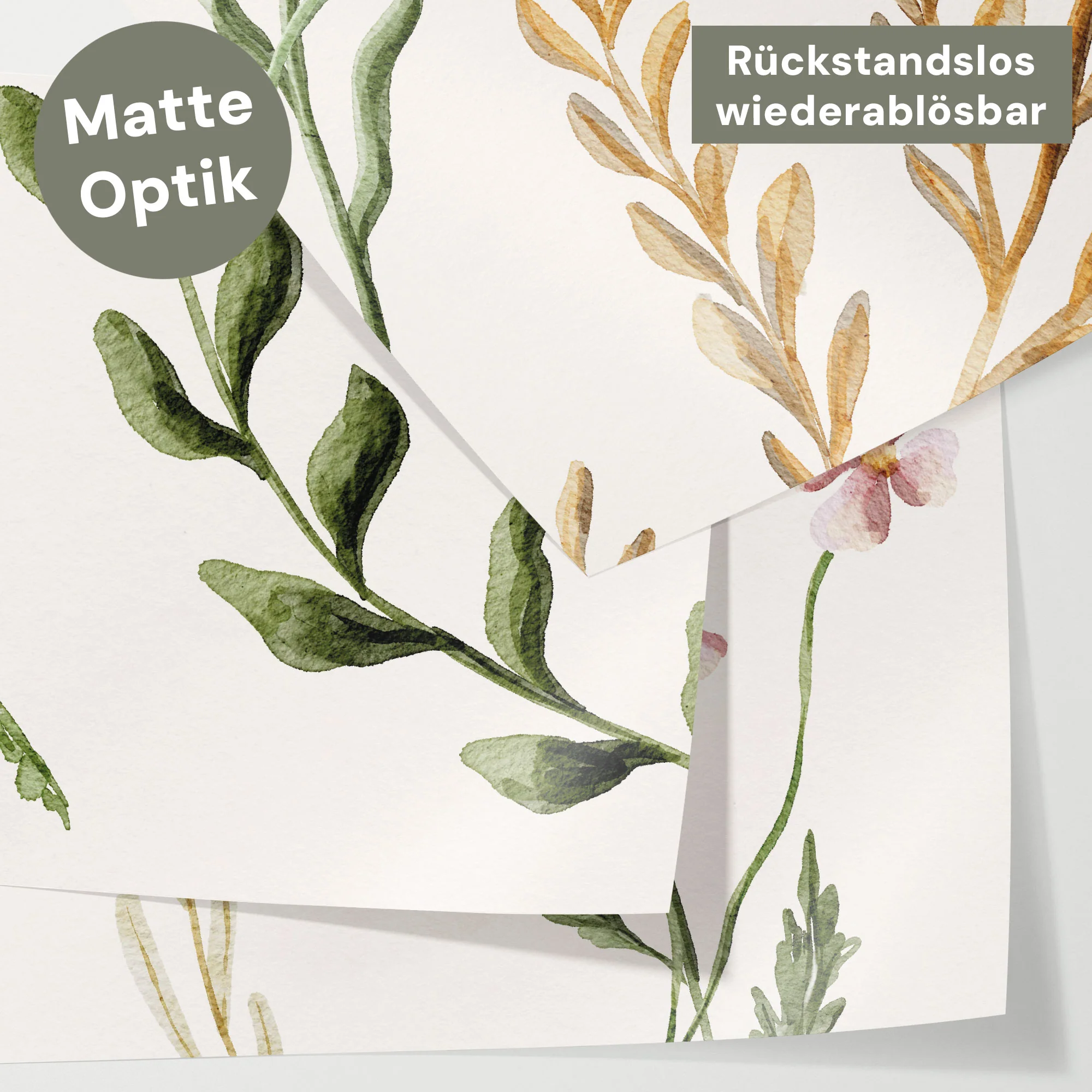 Bett­aufkleber Set für IKEA Kura - Wildflower - Image 4
