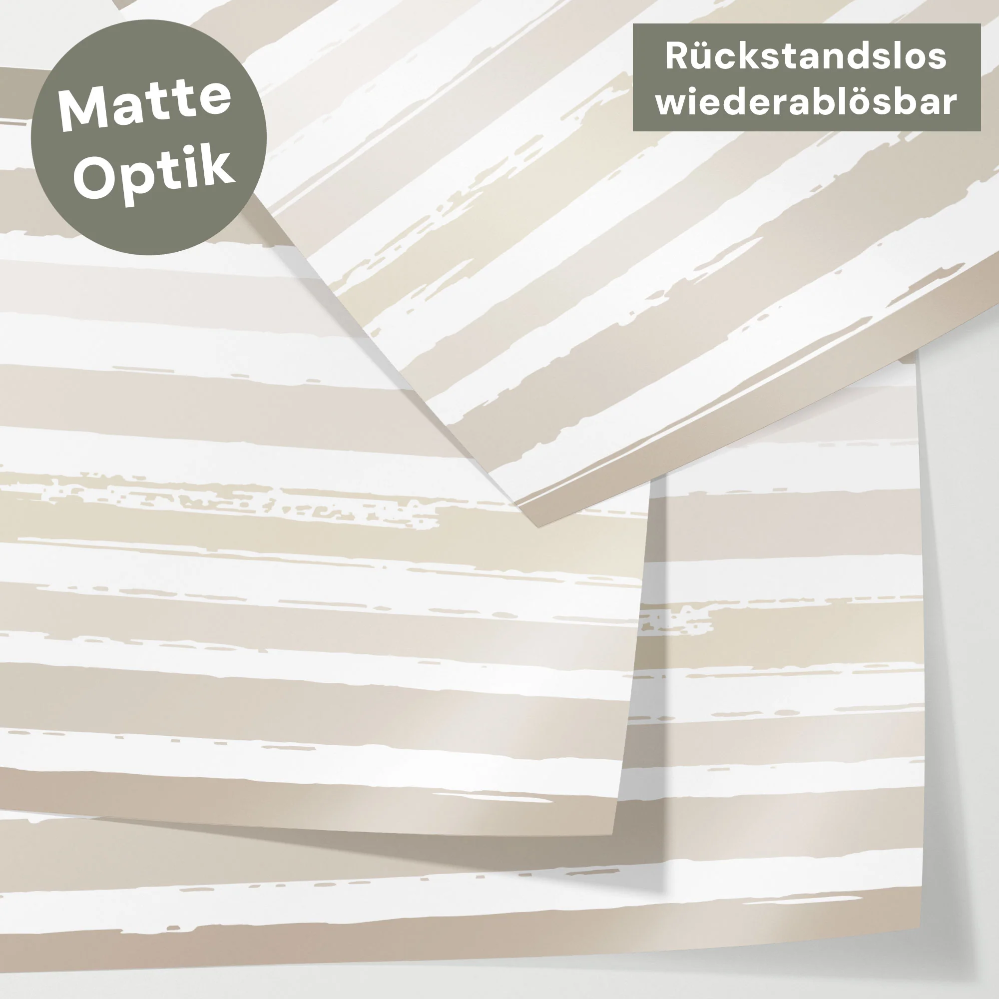Bett­aufkleber Set für IKEA Kura - Aquarell Streifen - Image 4