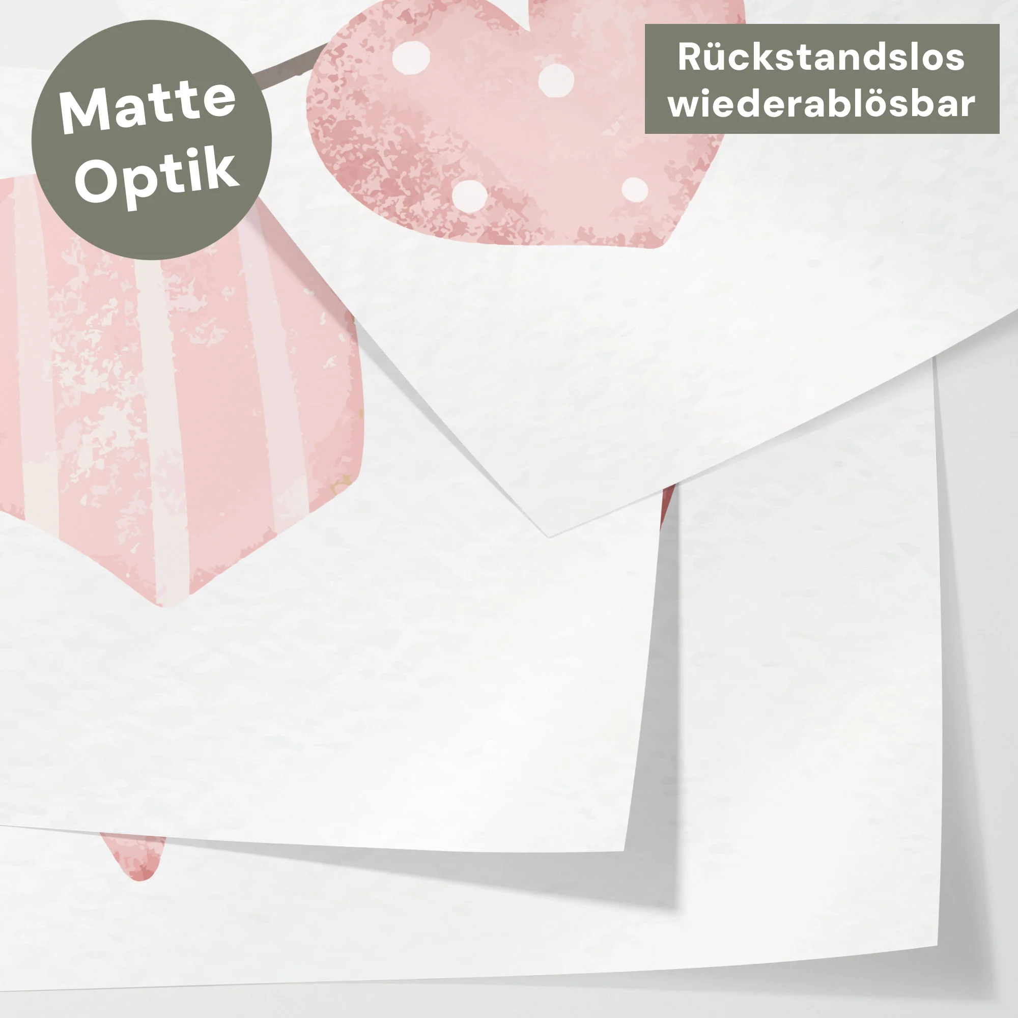 Bett­aufkleber Set für IKEA Kura - Girlande - Image 4