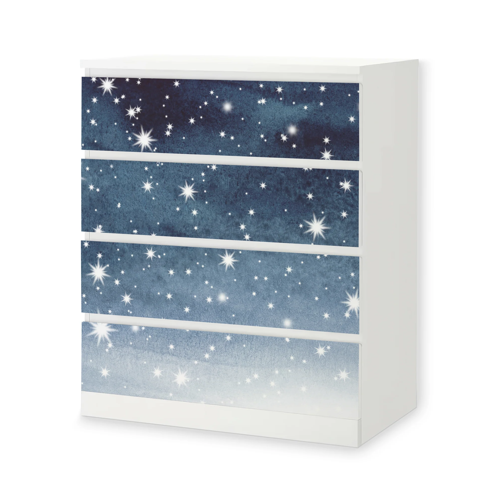 IKEA Malm Möbelfolie Aquarell Sterne - Image 4