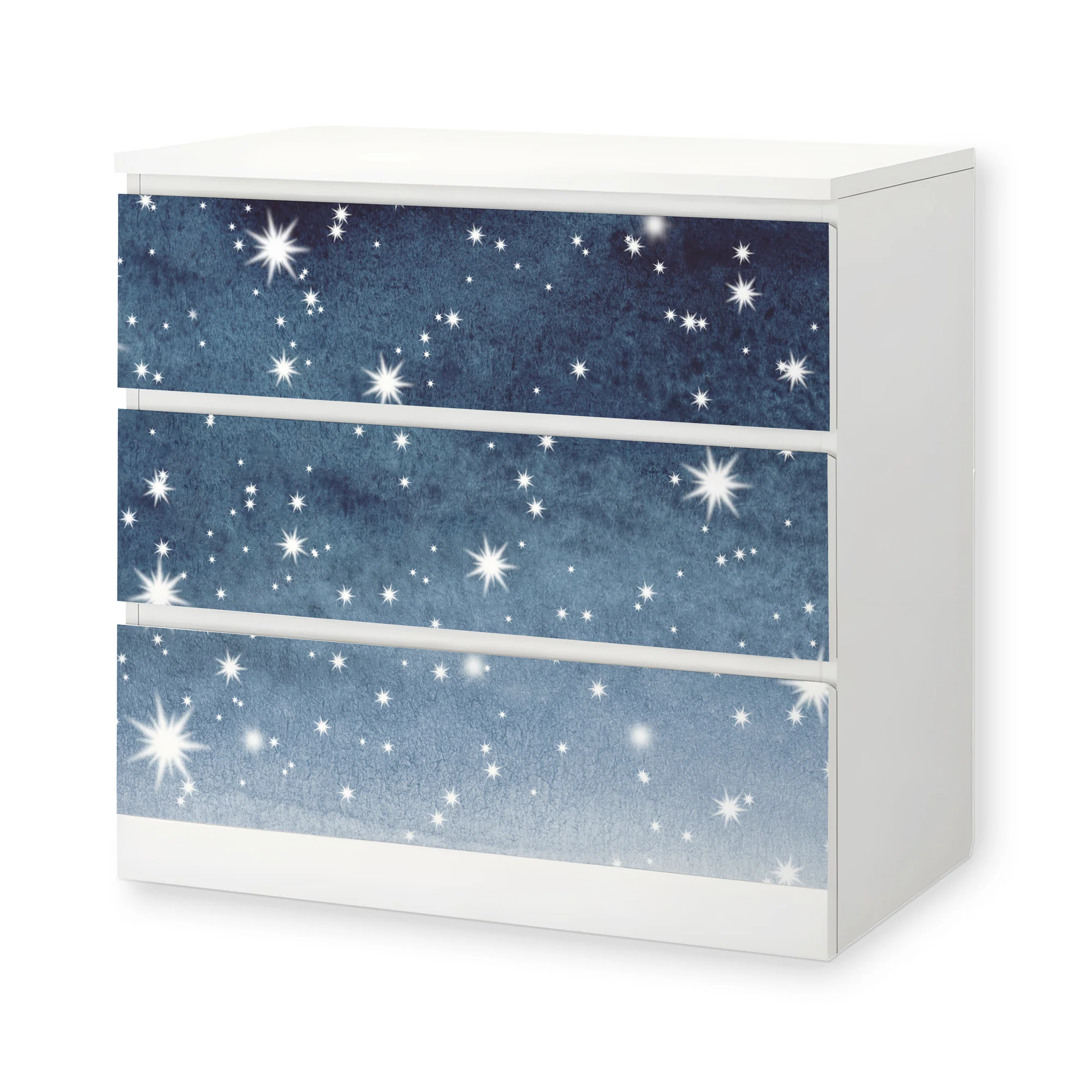 IKEA Malm Möbelfolie Aquarell Sterne - Image 5