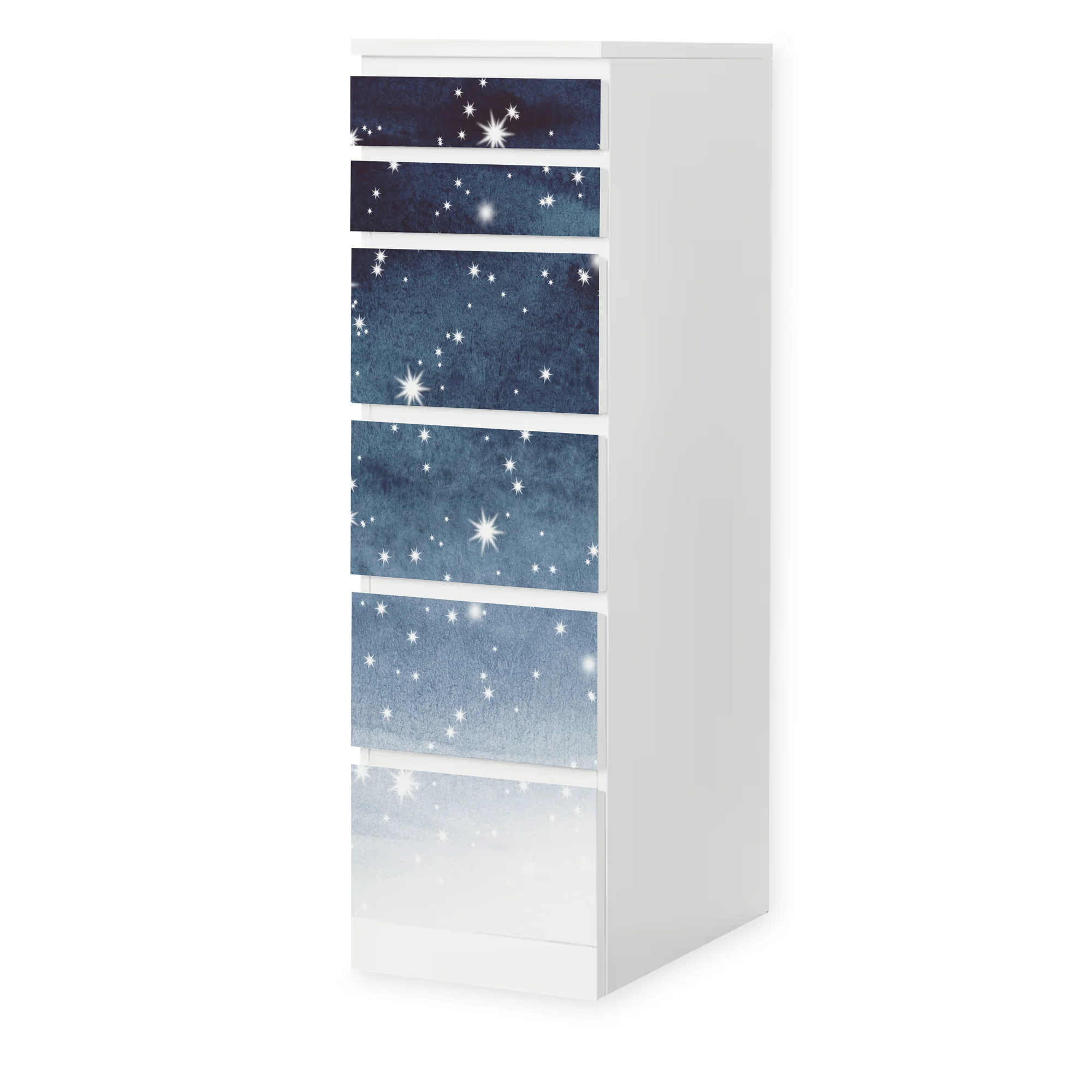IKEA Malm Möbelfolie Aquarell Sterne - Image 6