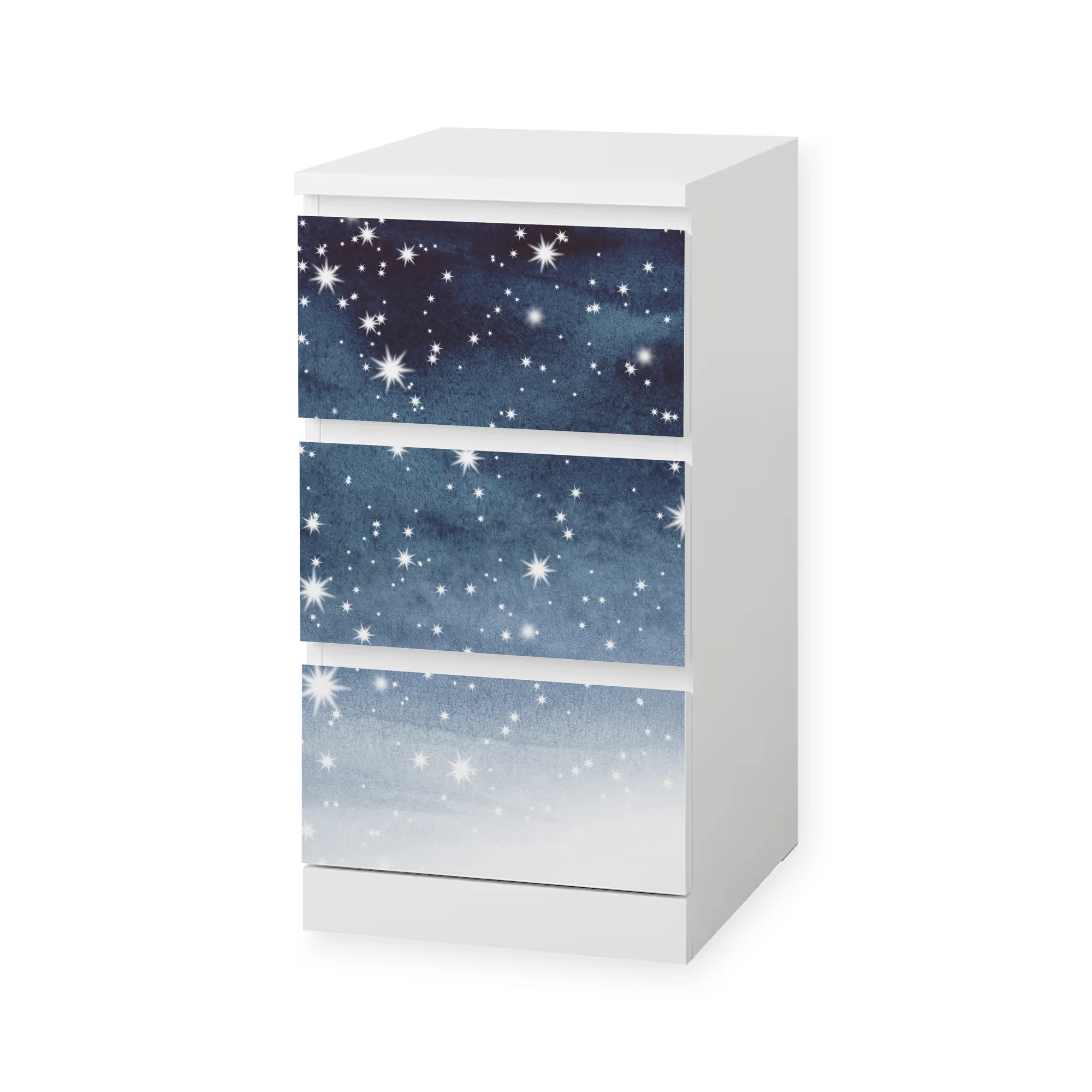 IKEA Malm Möbelfolie Aquarell Sterne - Image 7