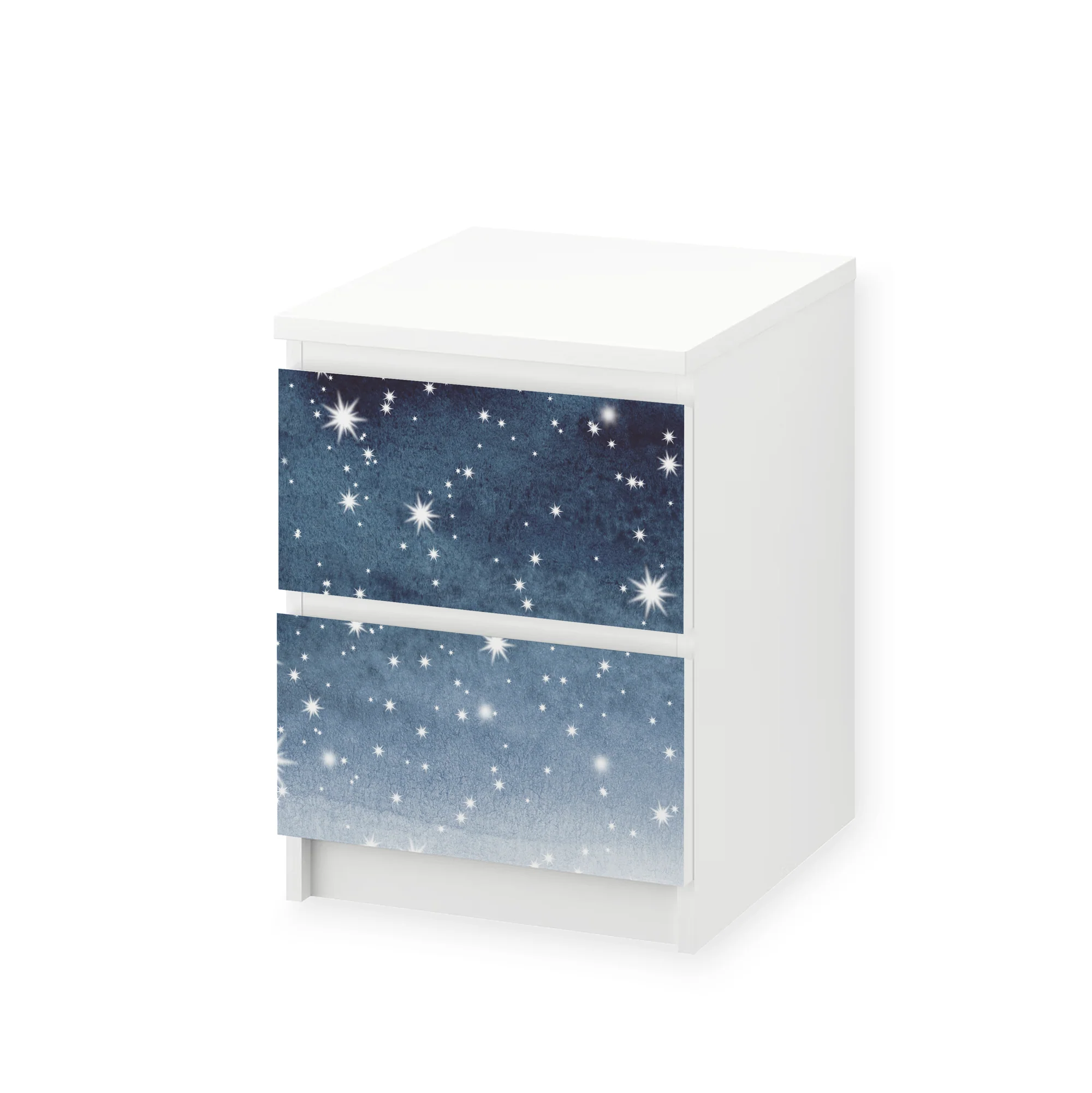 IKEA Malm Möbelfolie Aquarell Sterne - Image 8