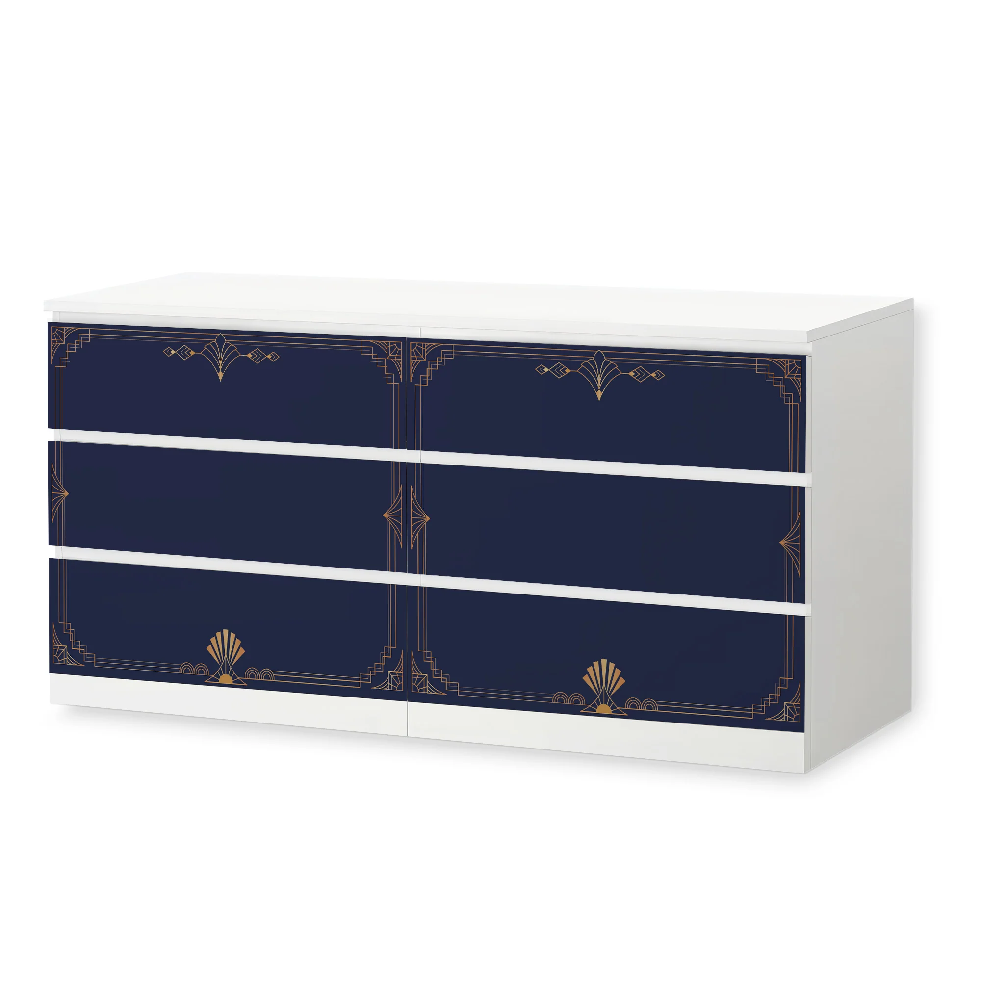 IKEA Malm Möbelfolie Art Deco Rahmen - Image 10