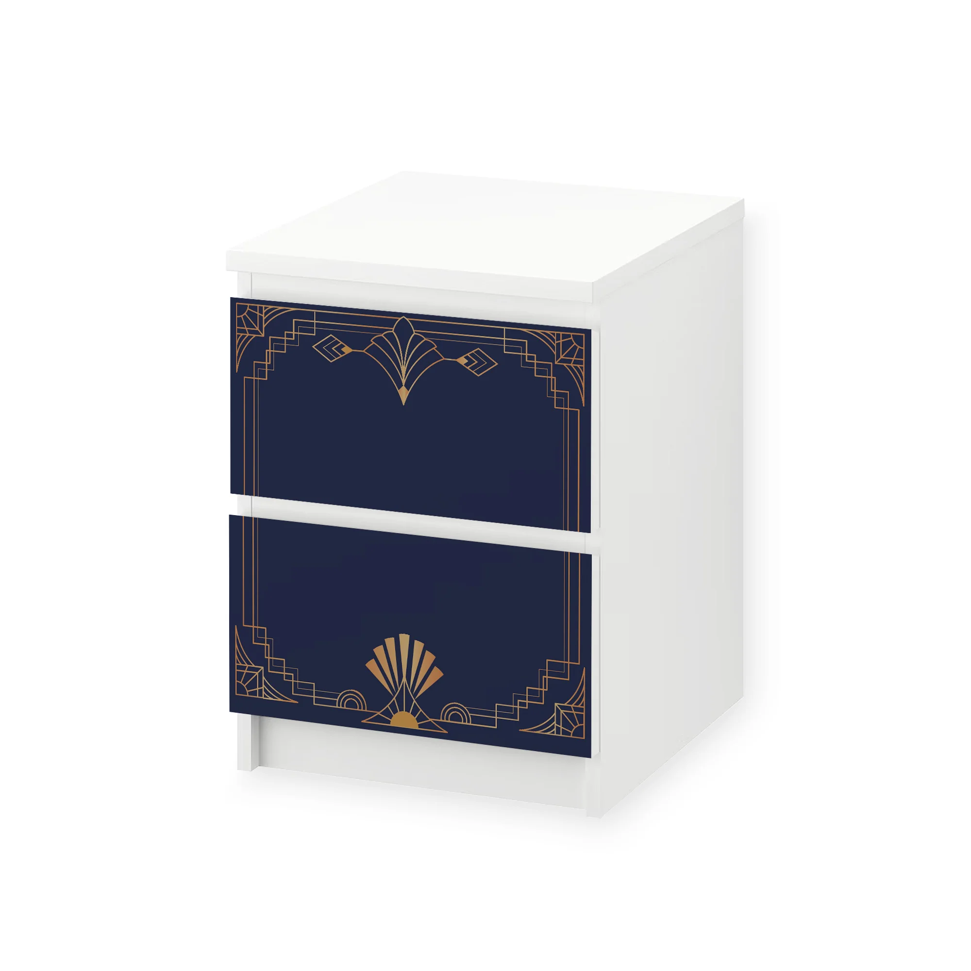 IKEA Malm Möbelfolie Art Deco Rahmen - Image 4