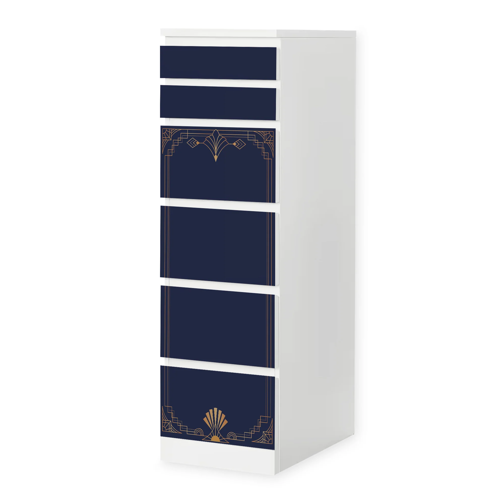 IKEA Malm Möbelfolie Art Deco Rahmen - Image 6