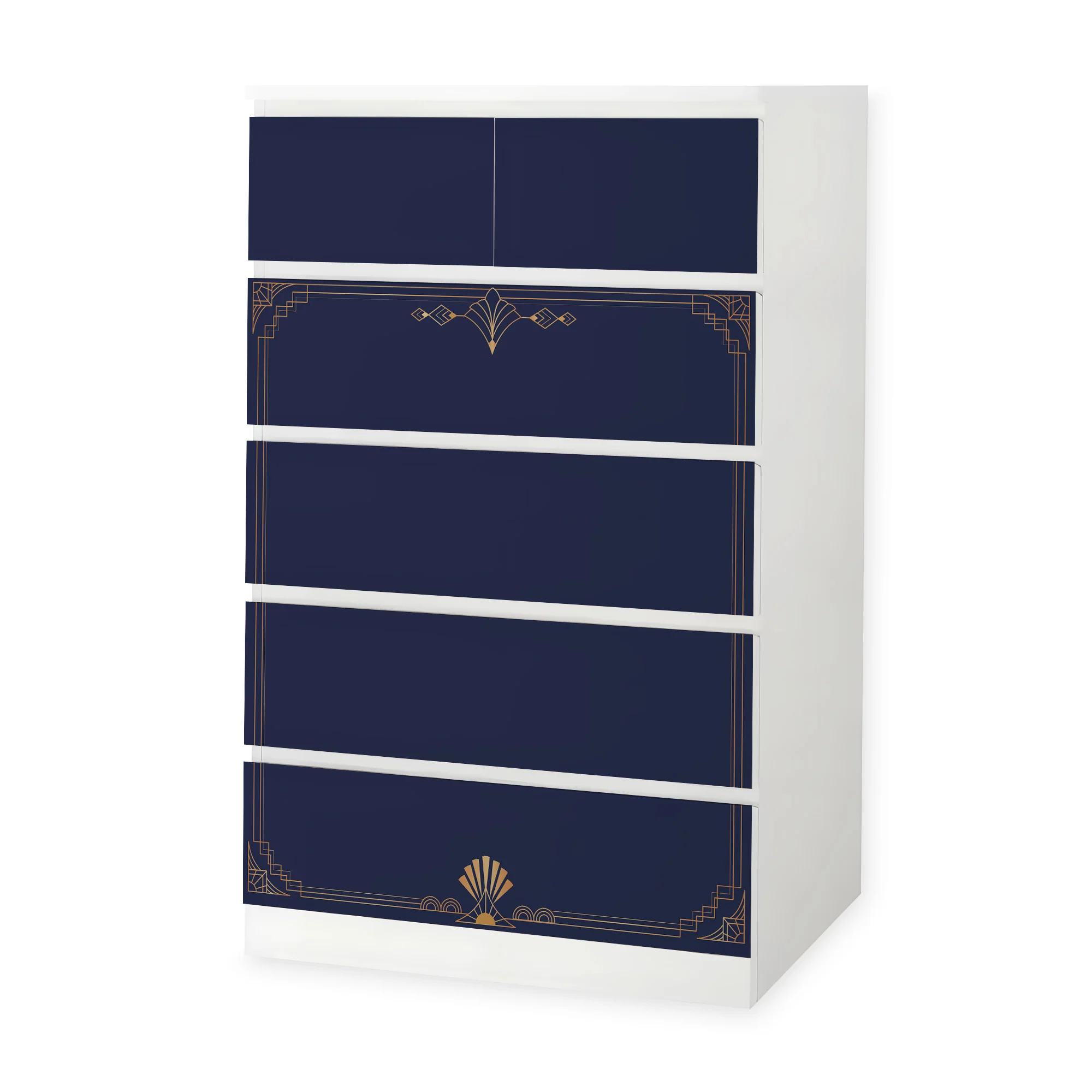 IKEA Malm Möbelfolie Art Deco Rahmen - Image 9