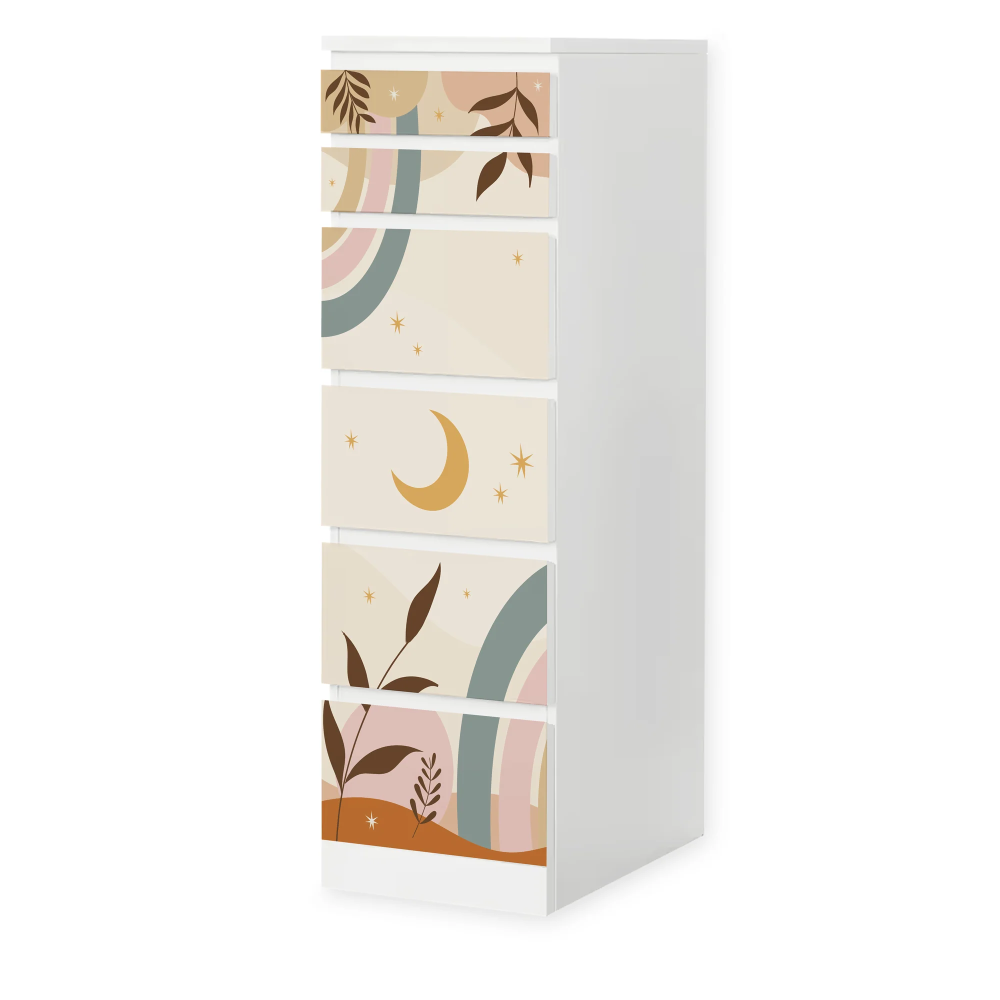 IKEA Malm Möbelfolie Boho Formen - Image 5