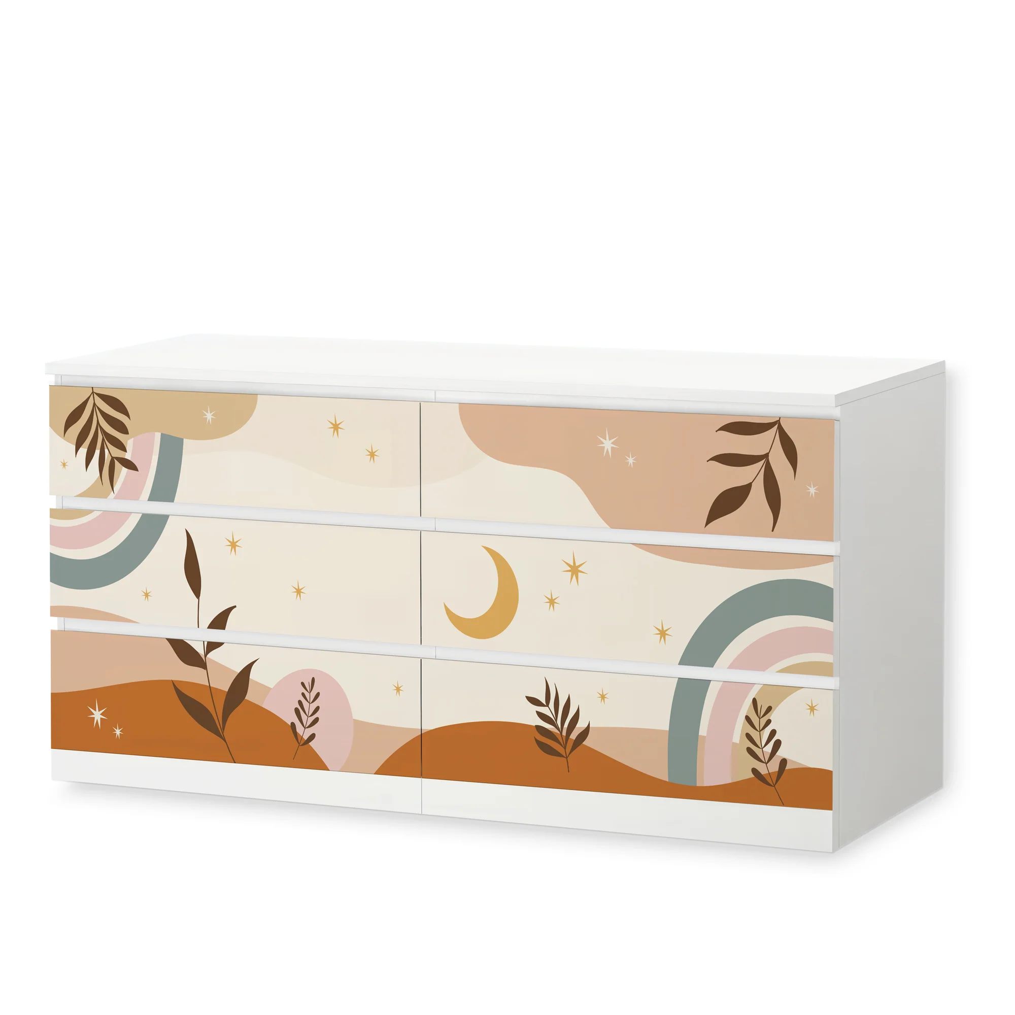 IKEA Malm Möbelfolie Boho Formen - Image 9