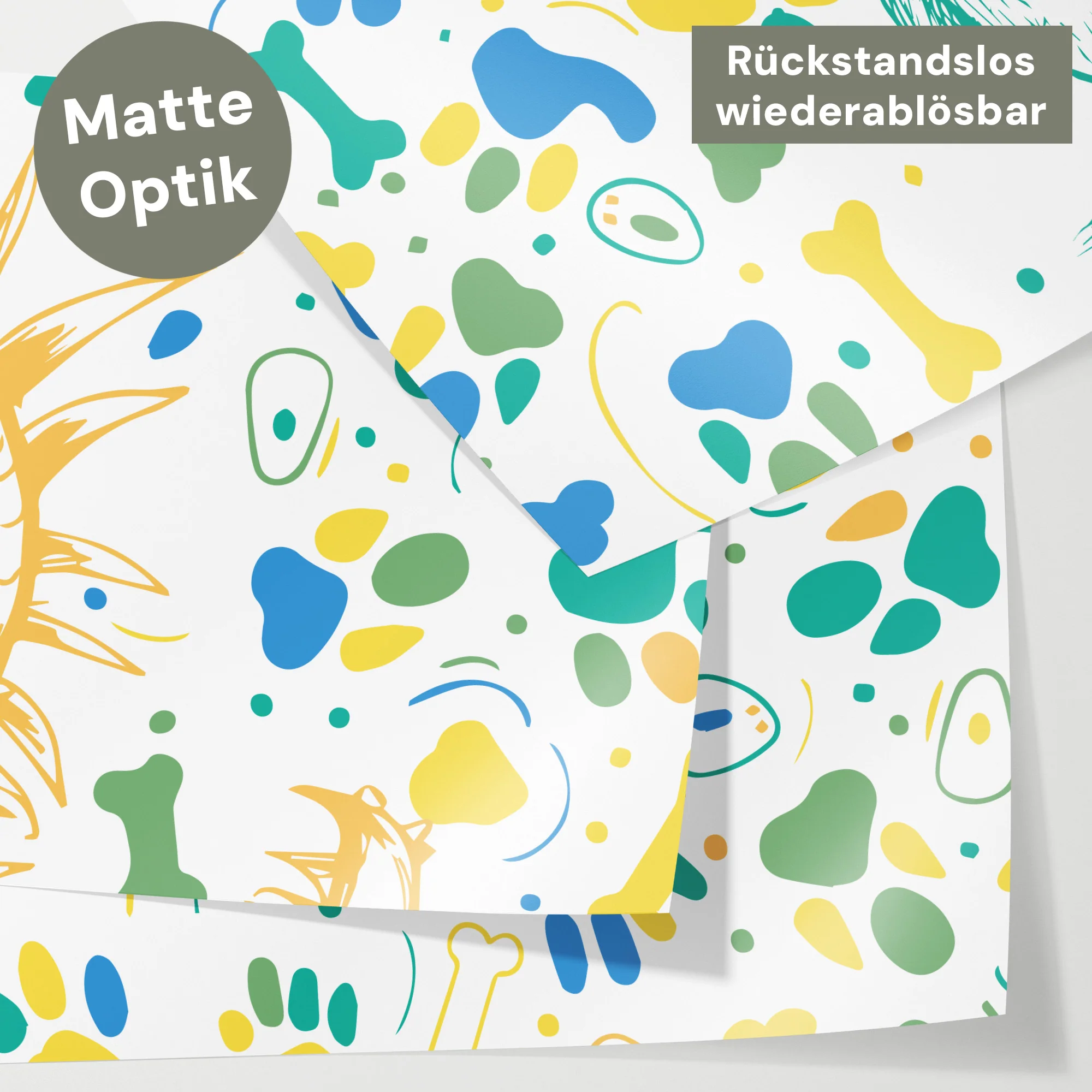 IKEA Malm Möbelfolie Doodle Tiere - Image 5