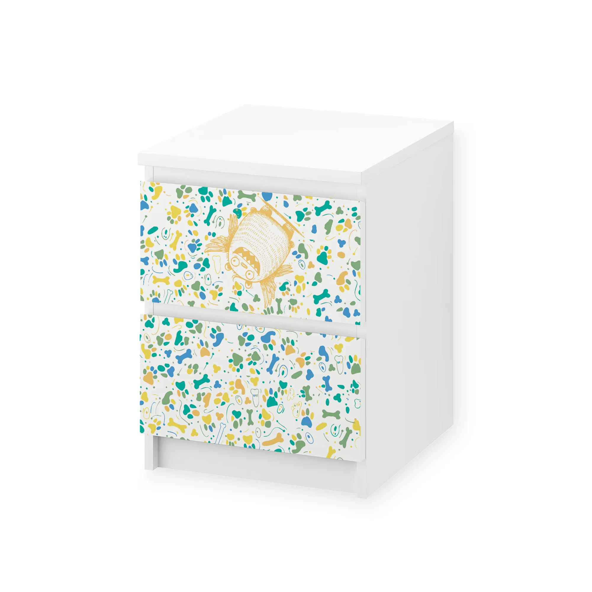 IKEA Malm Möbelfolie Doodle Tiere - Image 6