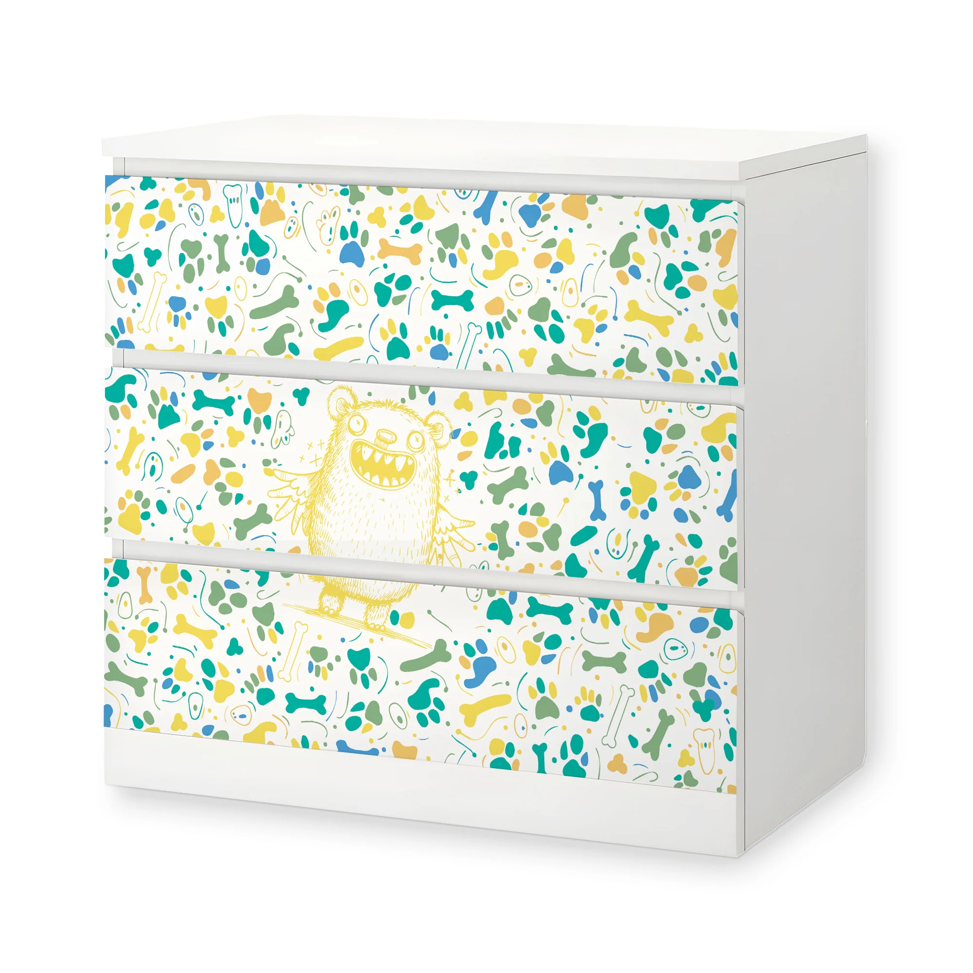 IKEA Malm Möbelfolie Doodle Tiere - Image 8