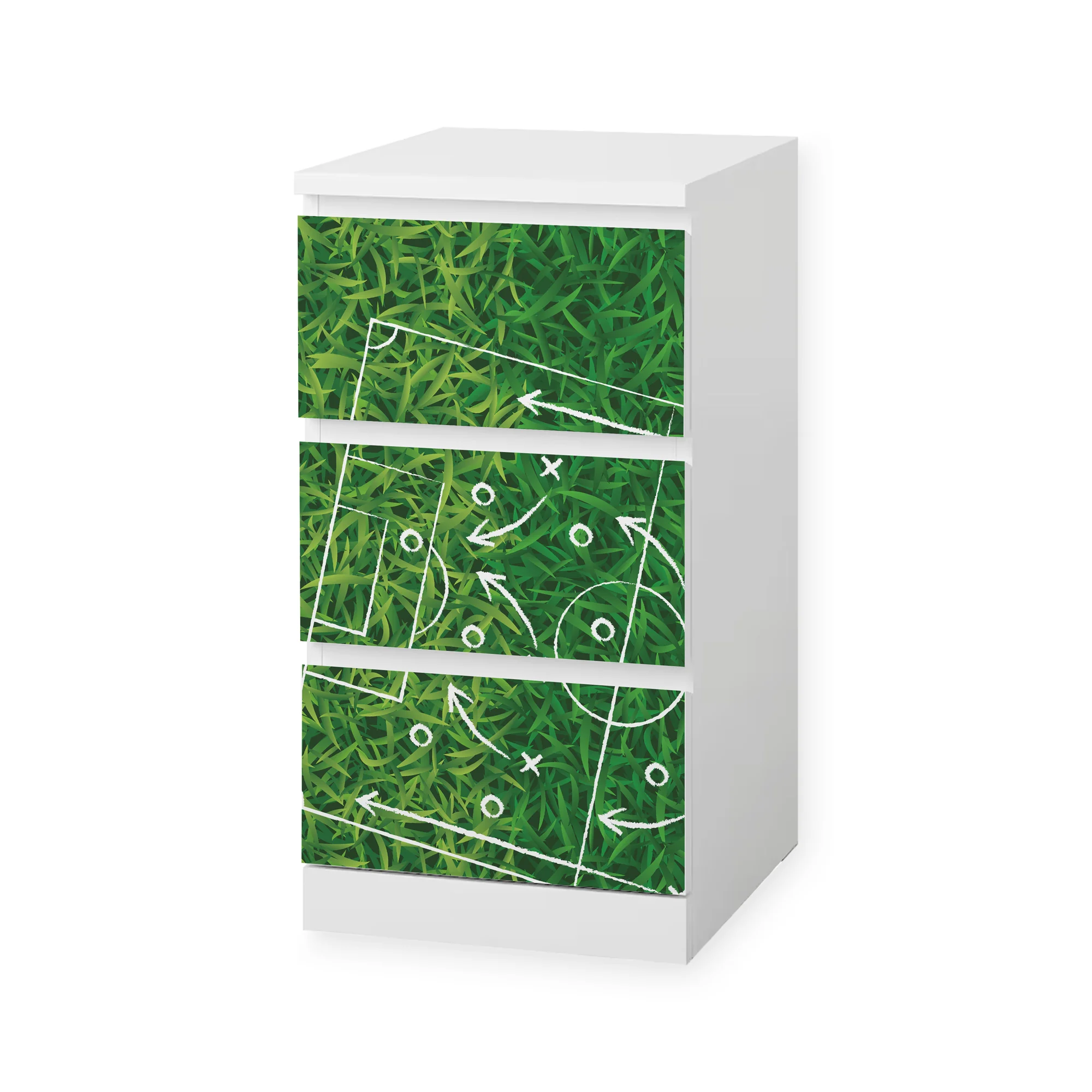 IKEA Malm Möbelfolie Fußball Rasen - Image 3