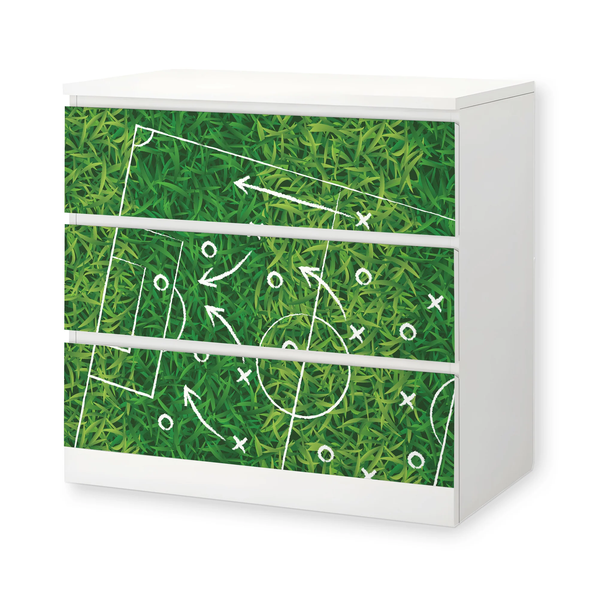 IKEA Malm Möbelfolie Fußball Rasen - Image 5