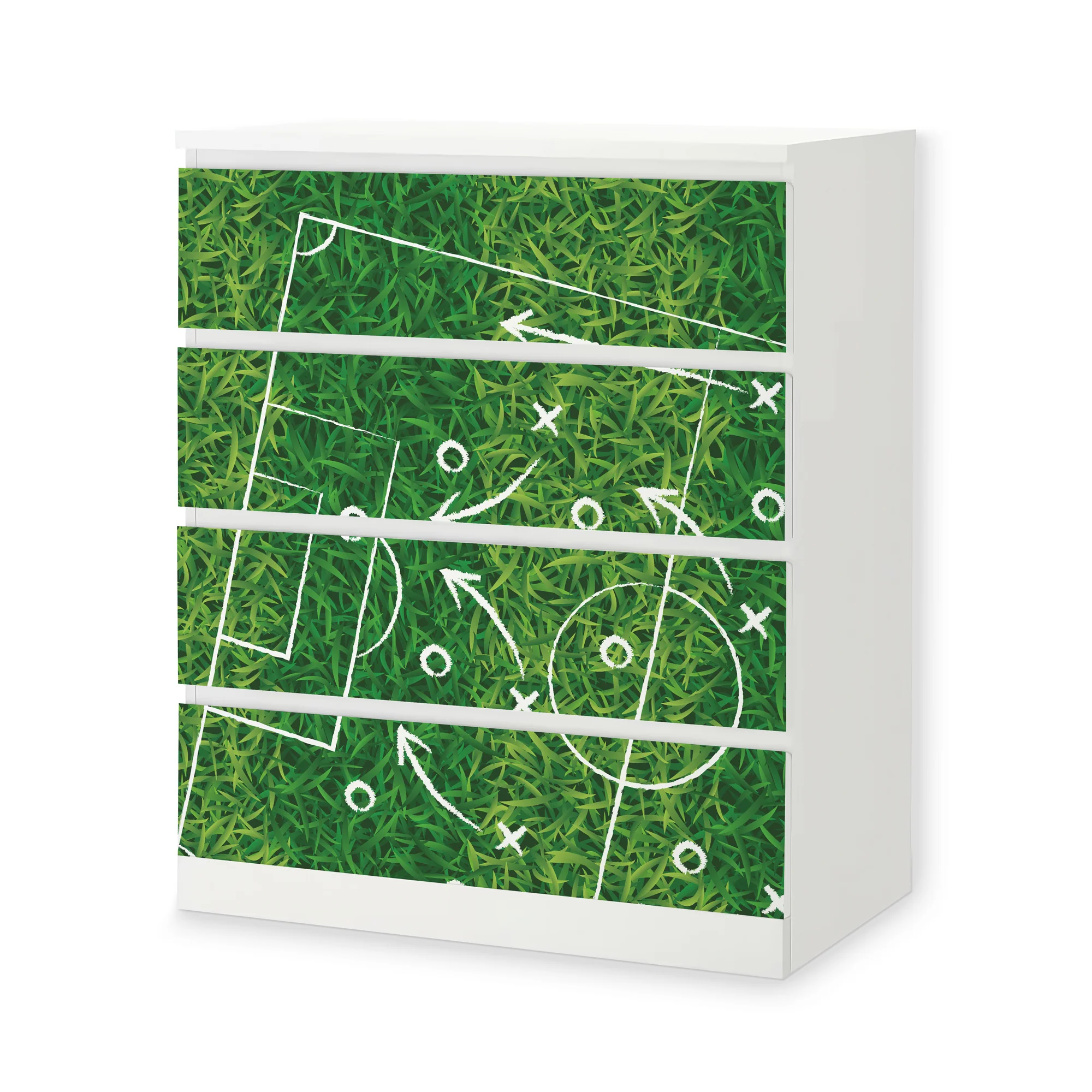 IKEA Malm Möbelfolie Fußball Rasen - Image 6