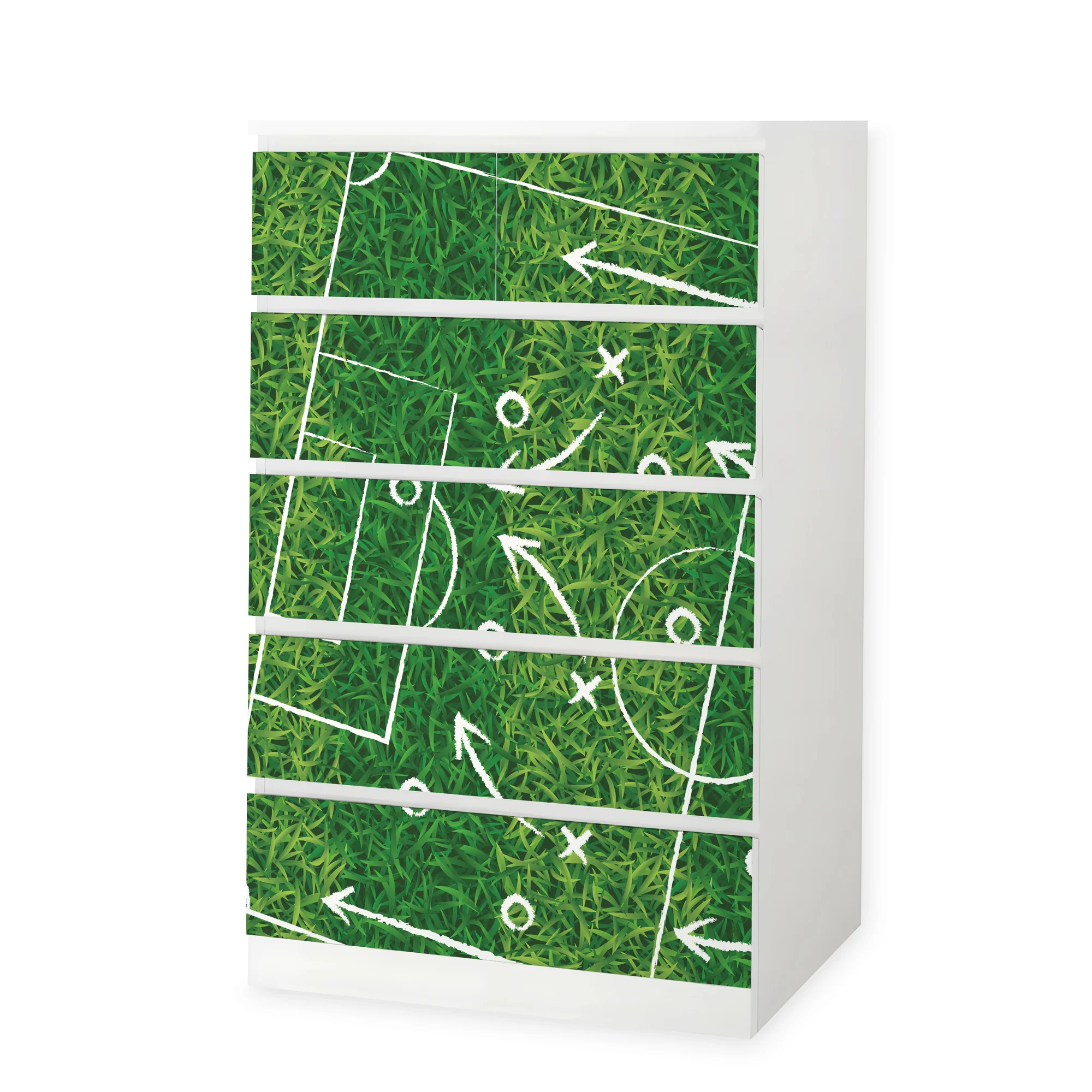 IKEA Malm Möbelfolie Fußball Rasen - Image 7