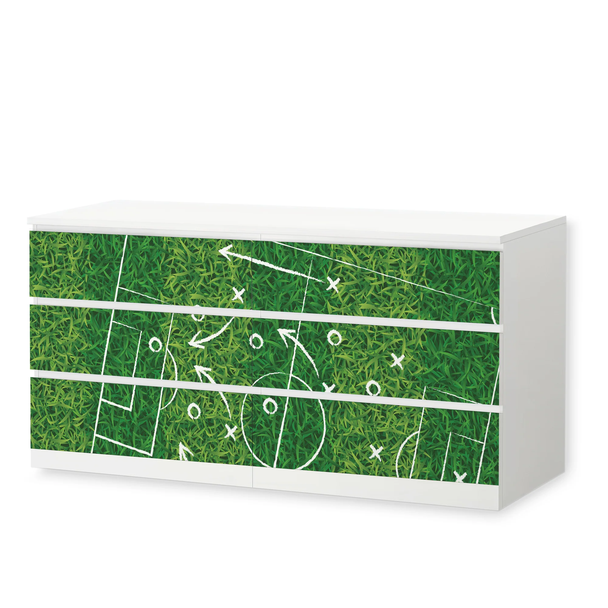 IKEA Malm Möbelfolie Fußball Rasen - Image 8