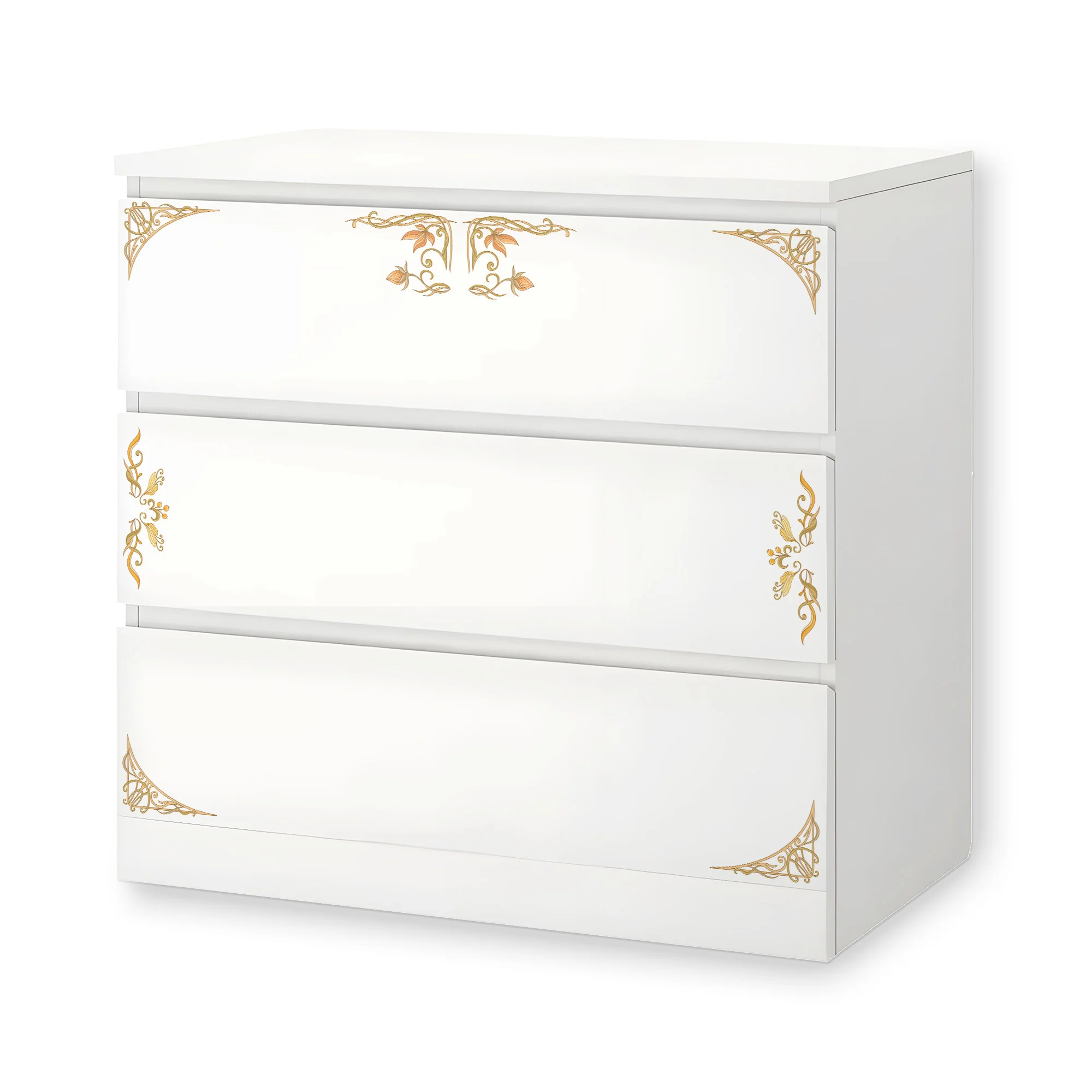 IKEA Malm Möbelfolie Jugendstil Rahmen - Image 7