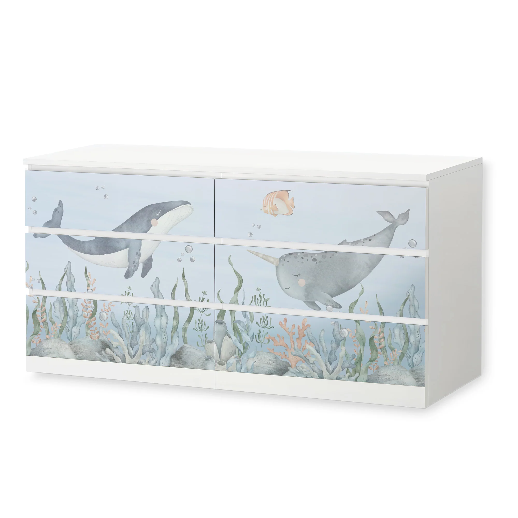 IKEA Malm Möbelfolie Meeresboden - Image 4