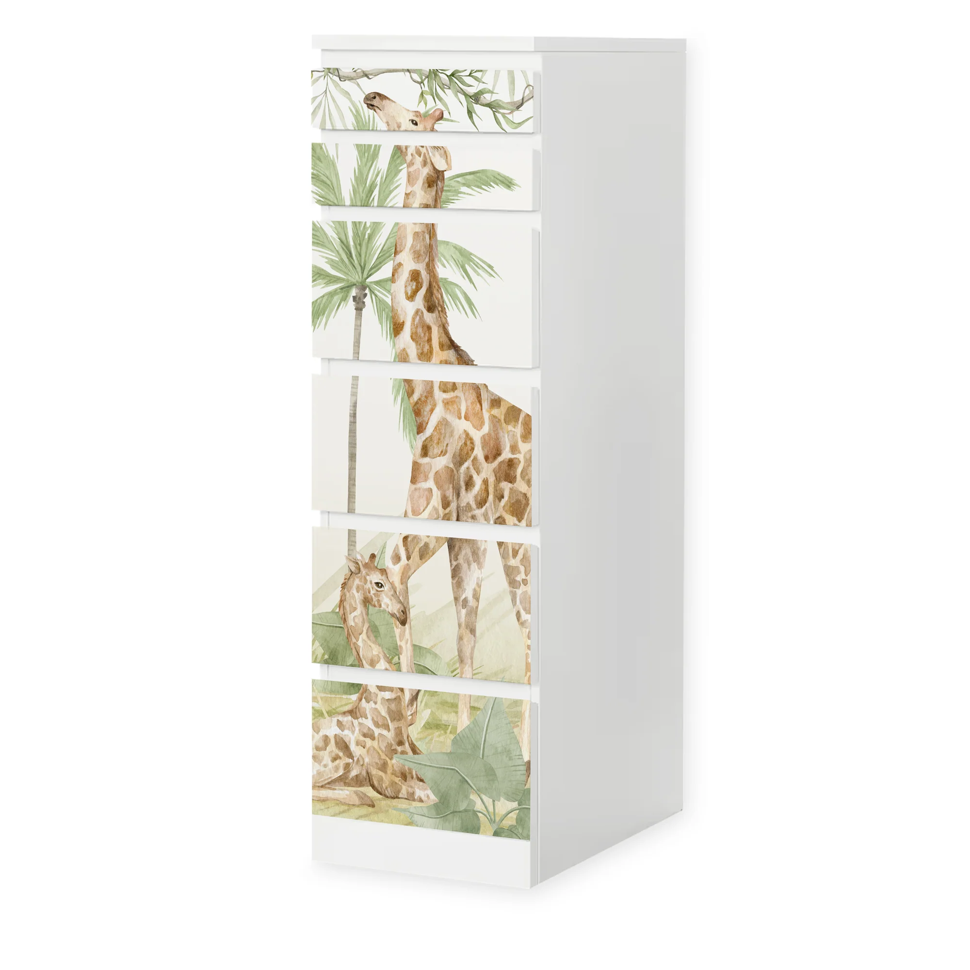 IKEA Malm Möbelfolie Safari Aquarell - Image 5